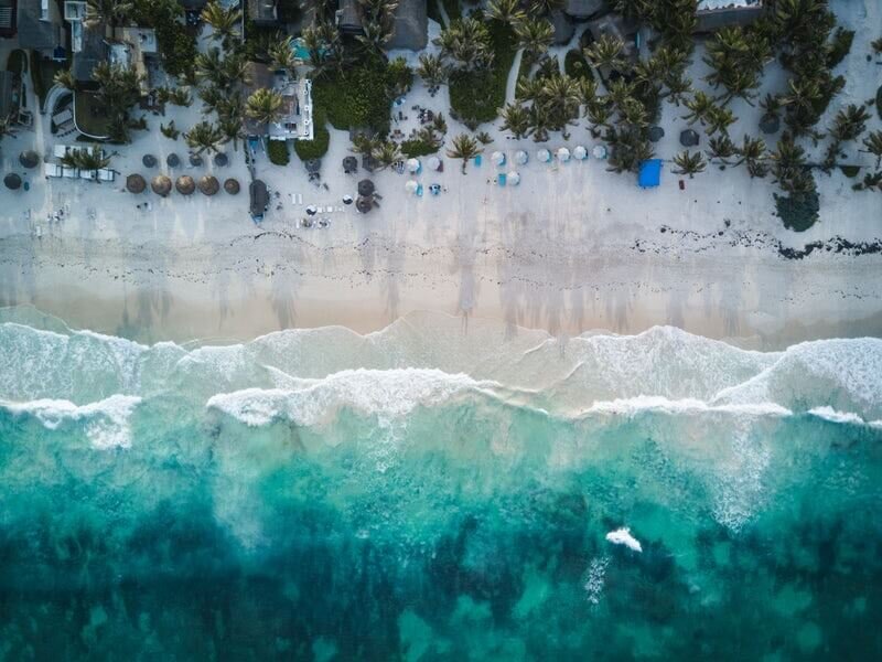 Tulum Beach Drone