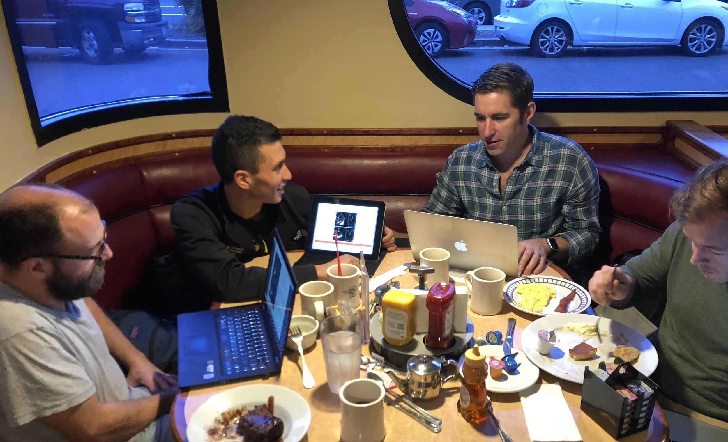 Speckle tracking over breakfast