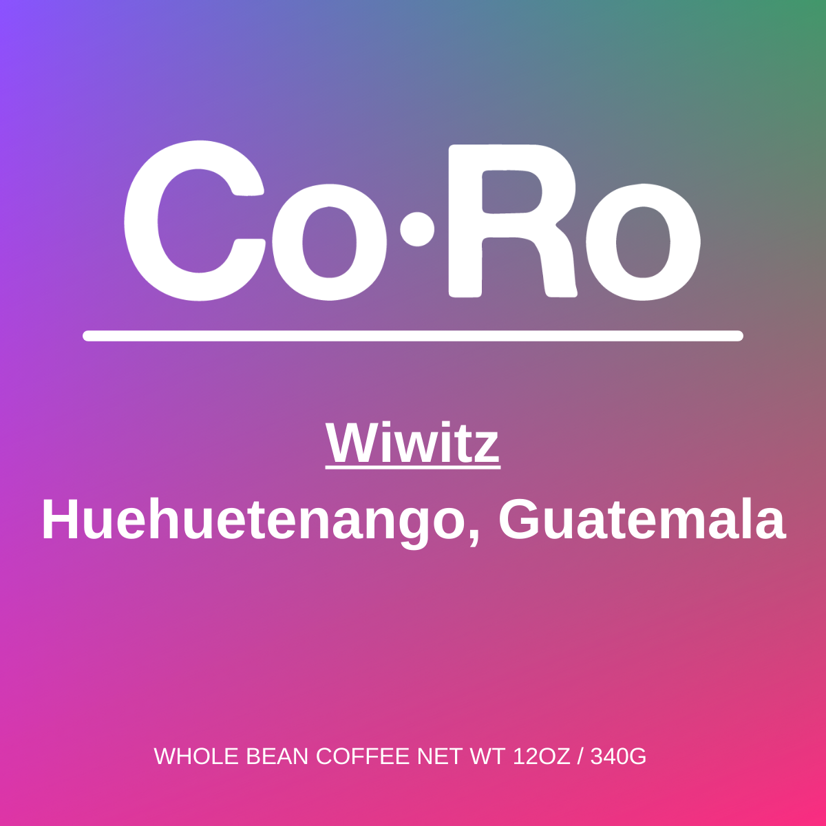 Rotating Single Origins - Guatemala Wiwitz