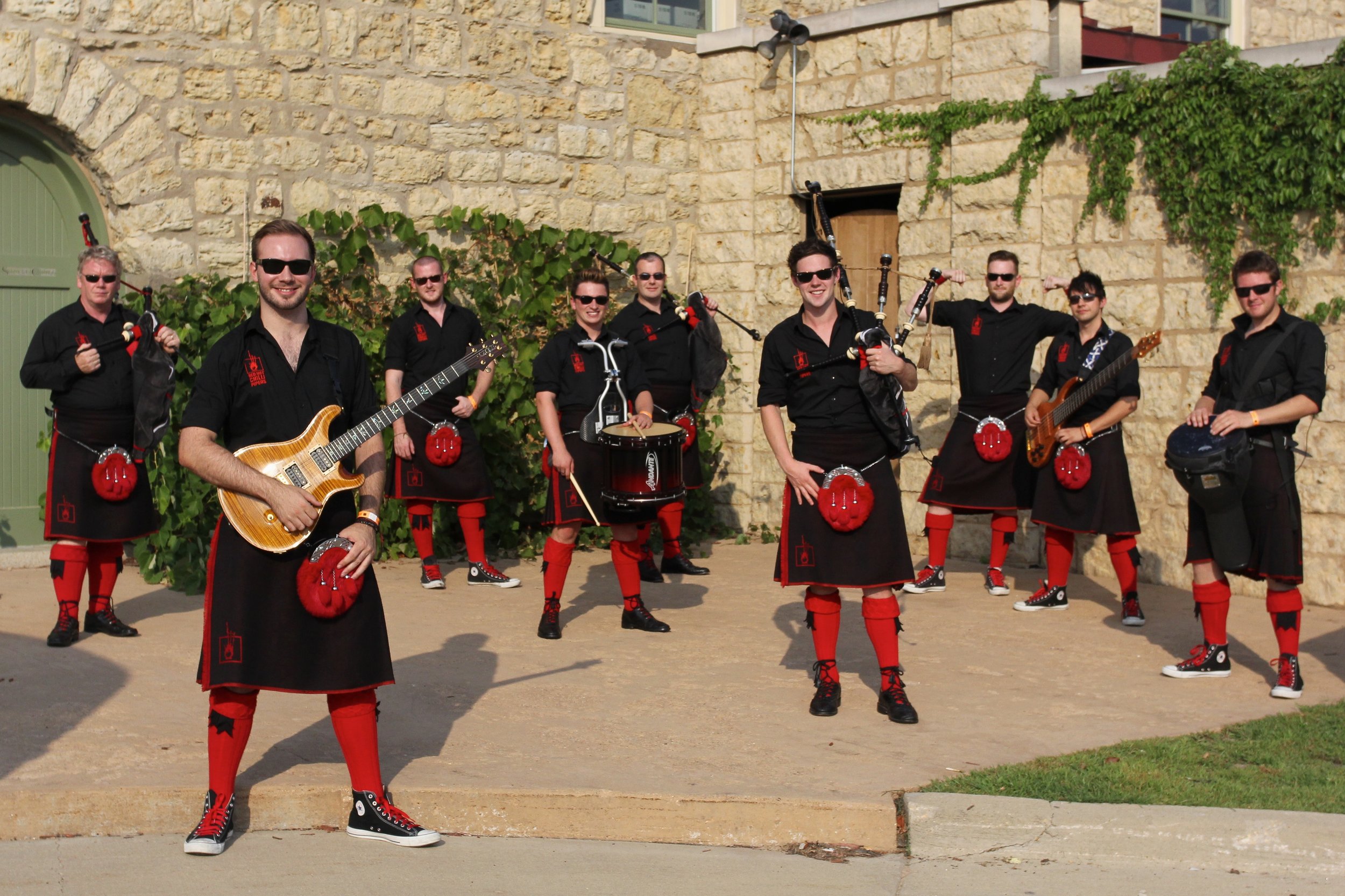 THE RED CHILLI PIPERS - Bagpipers who Rock — BICOASTAL PRODUCTIONS