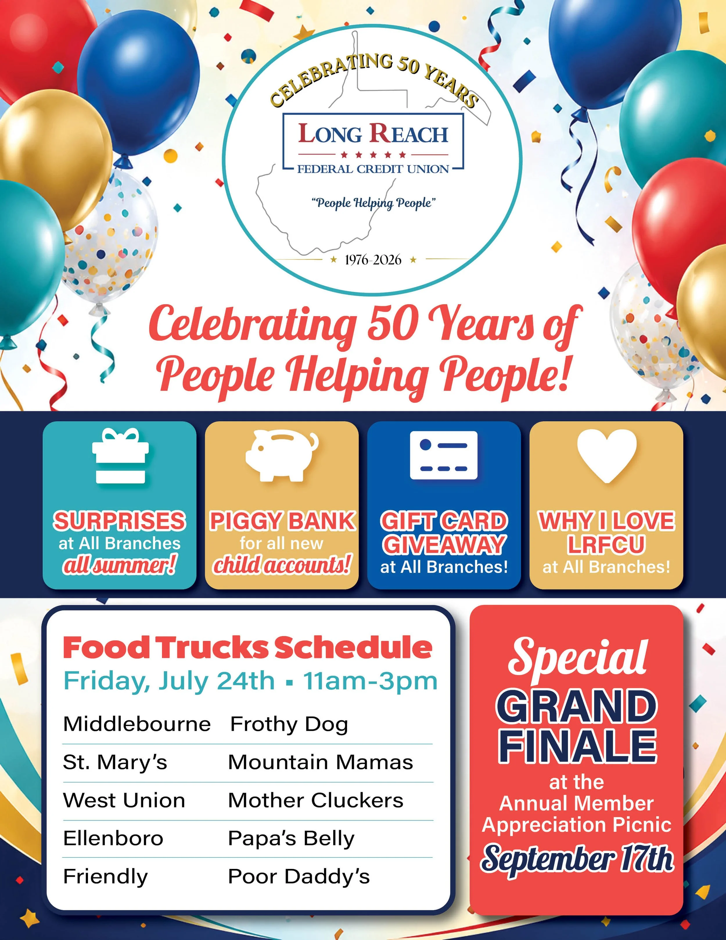   Click here for our 50th Anniversary Events   