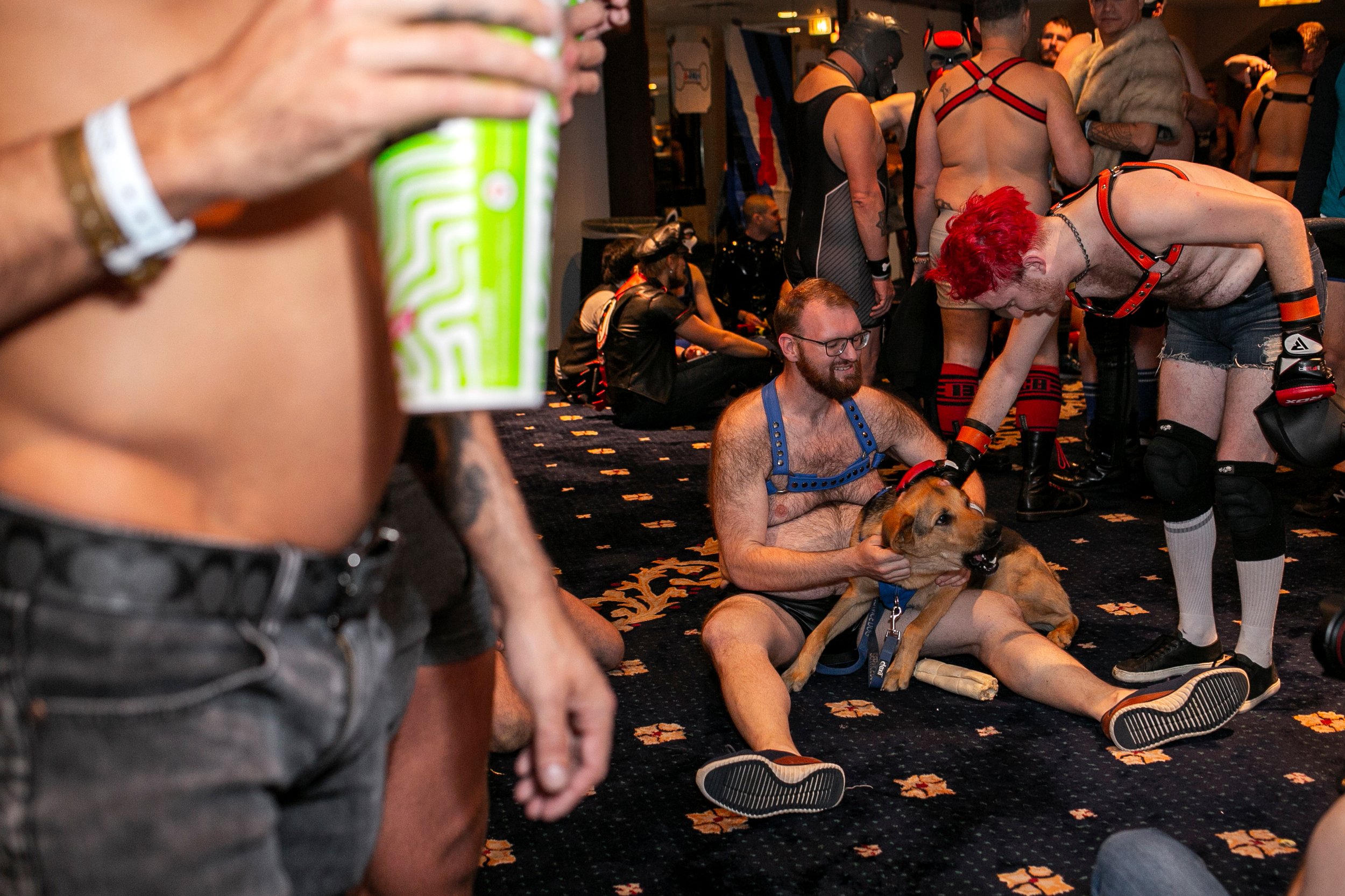  Attendees during the “Gear Blast” party at IML 44, held at The Congress Plaza Hotel, Saturday, May 28th, 2022. 