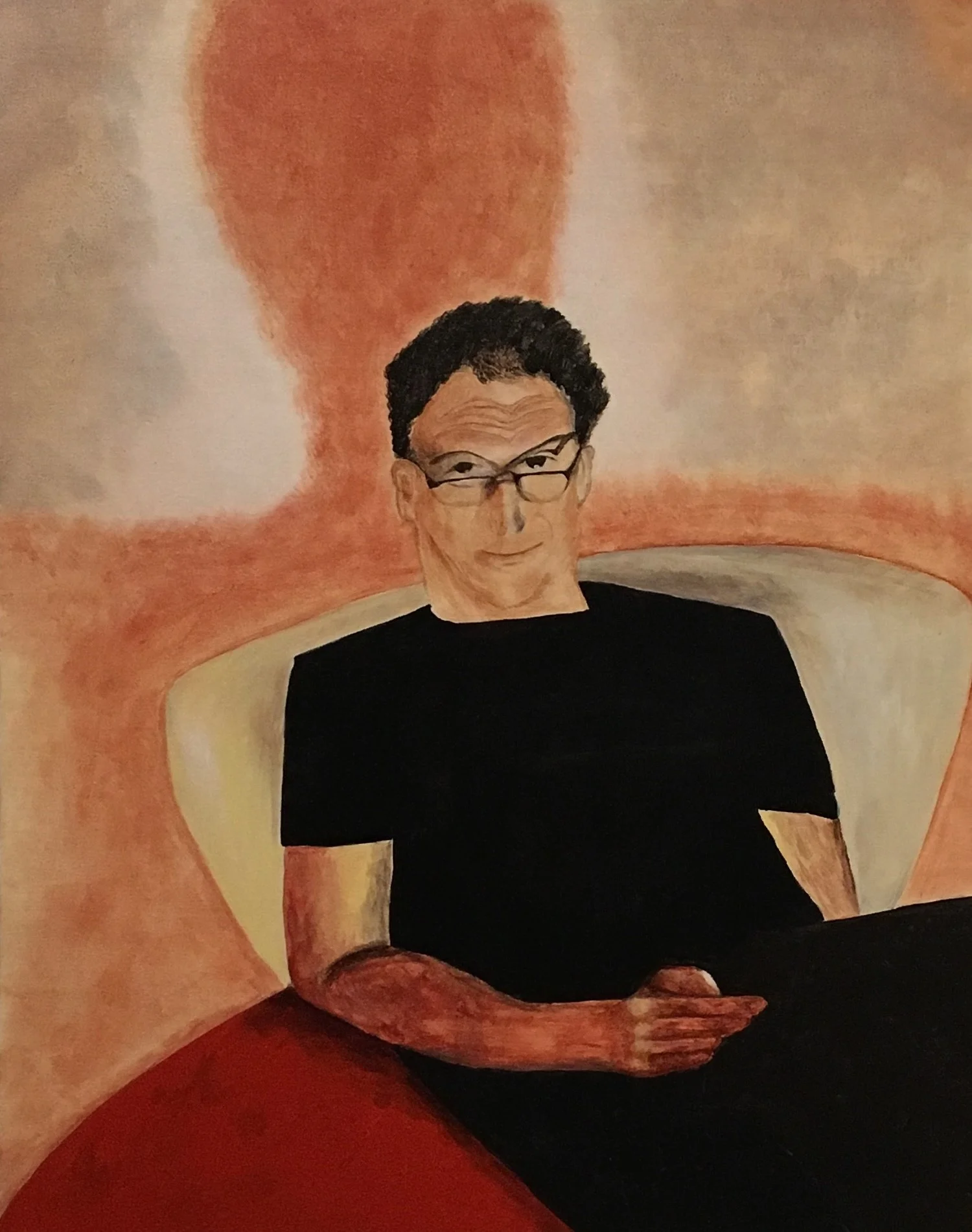 Diane Connal, Acrylic on canvas i Pad Interrupted