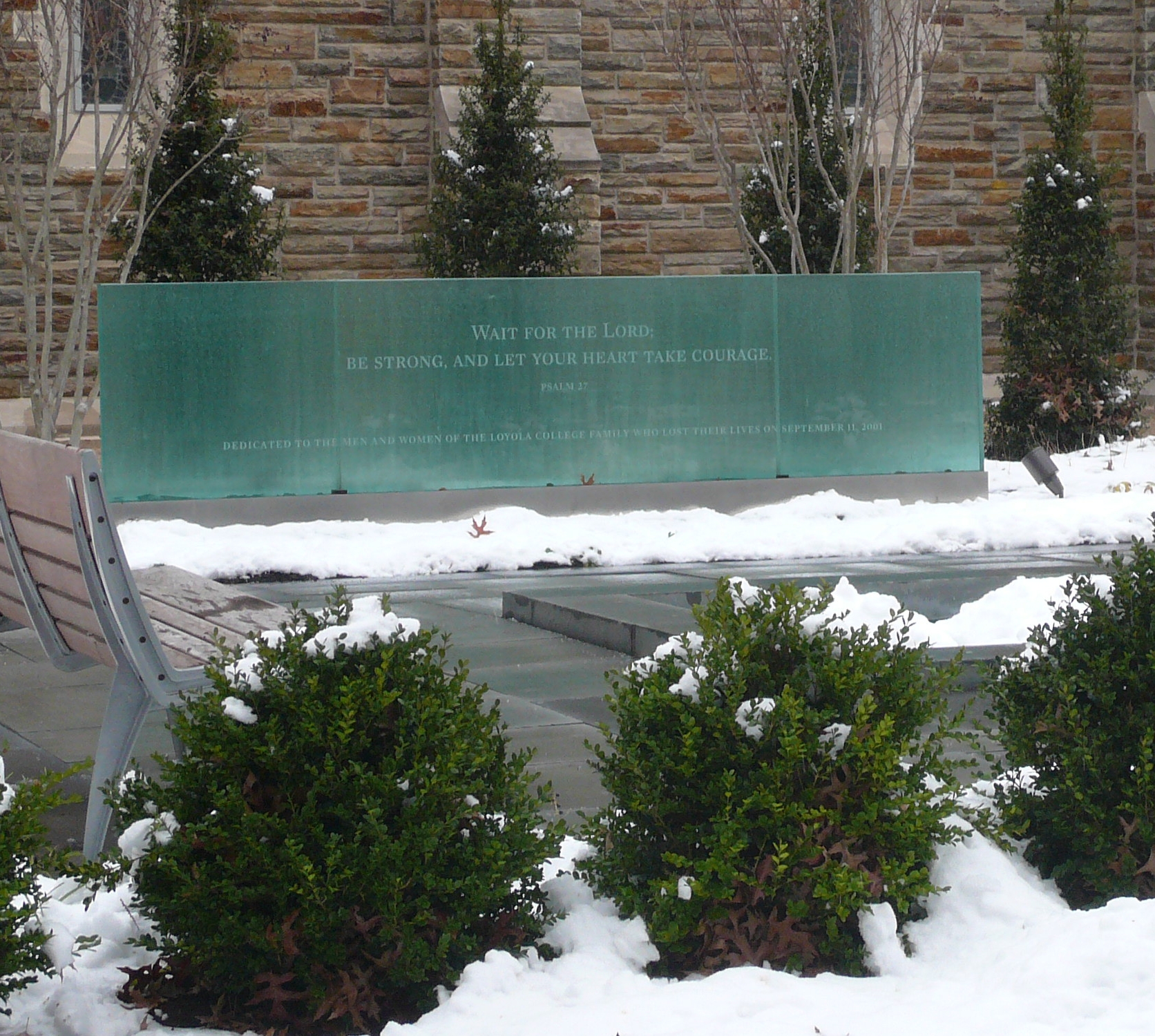 memorial walls and public sculpture