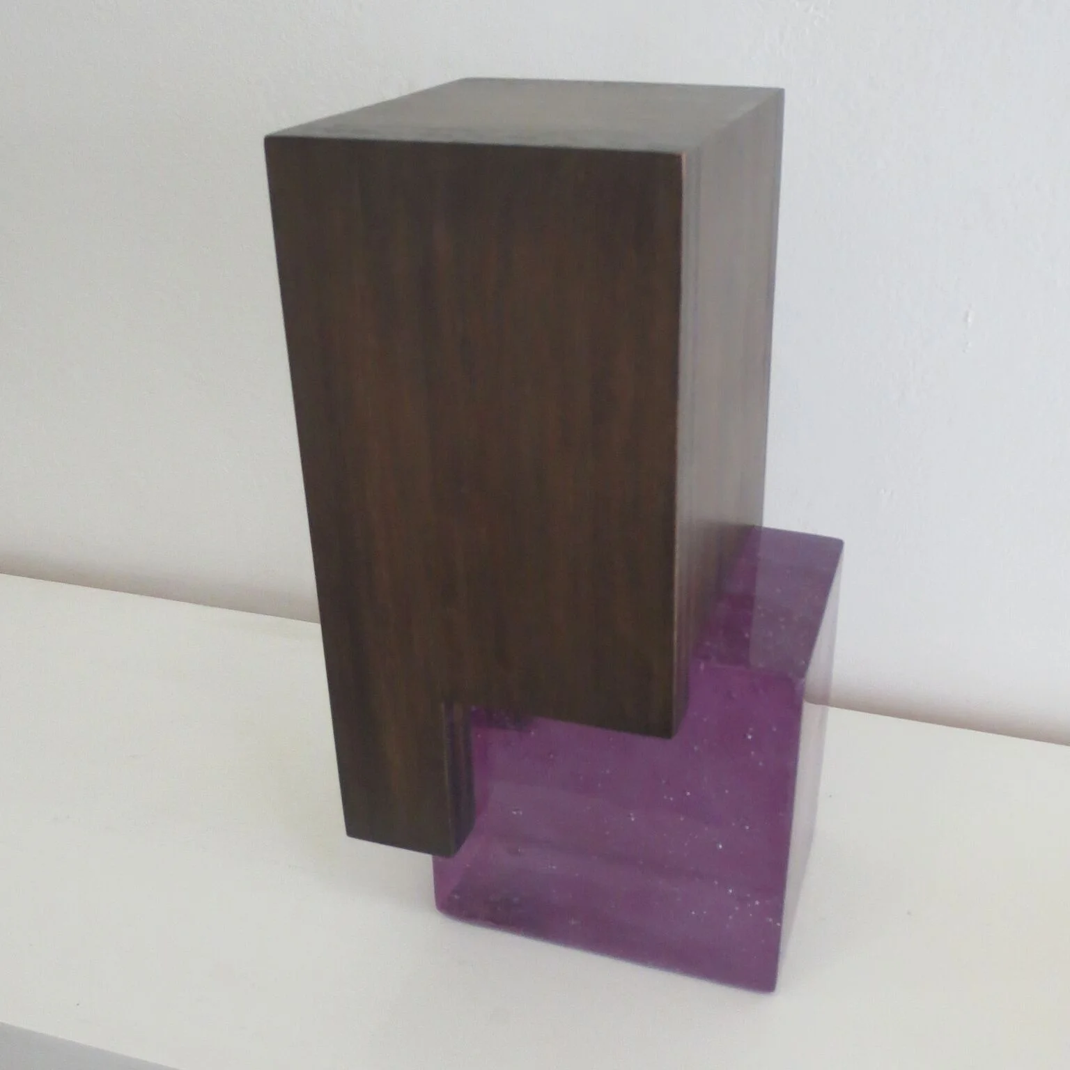 floating wood urn #3