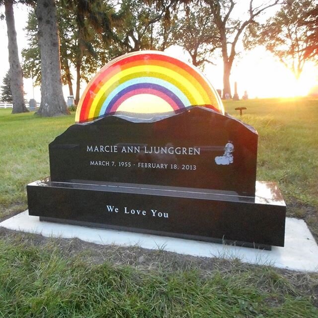 Adding color to the cemetery landscape since 2004. We believe that a colorful live deserves a colorful memorial, and design, fabricate and ship glass and granite monuments around the globe. Please visit our website for more information.

#lundgrenmon