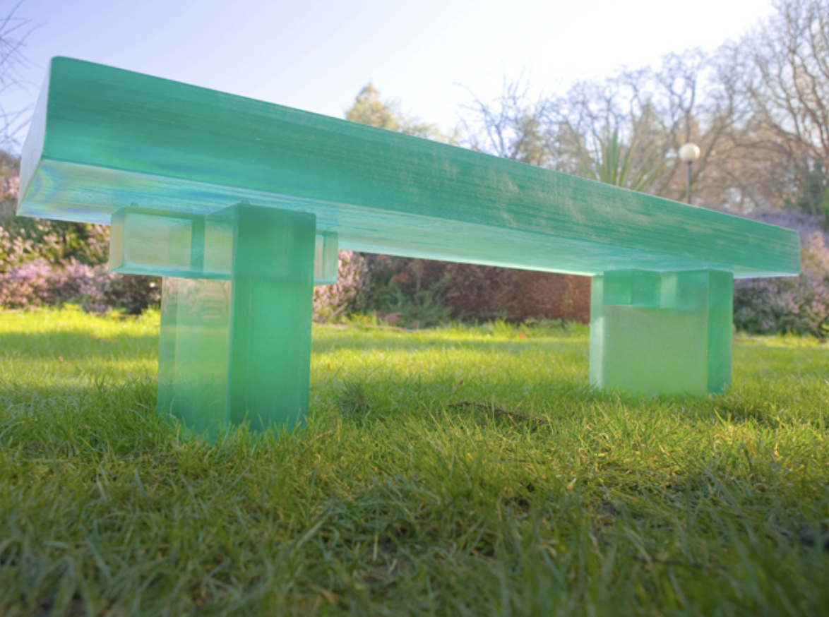 Glass Benches