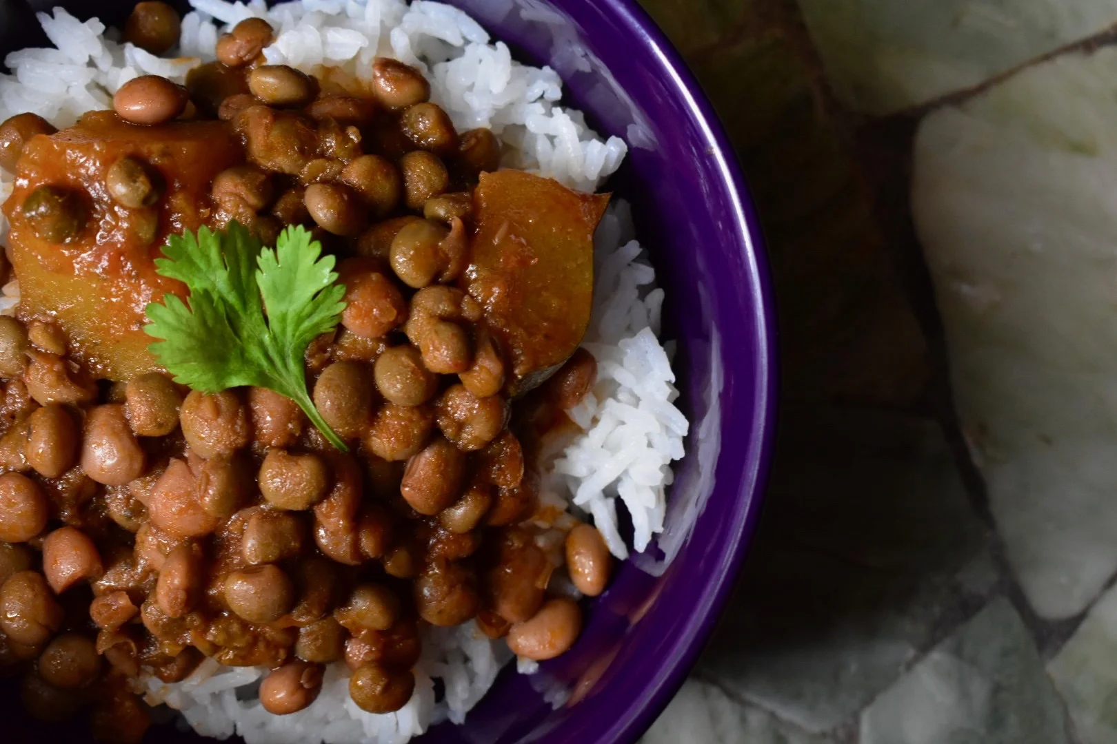 Stewed Pigeon Peas &amp; Squash
