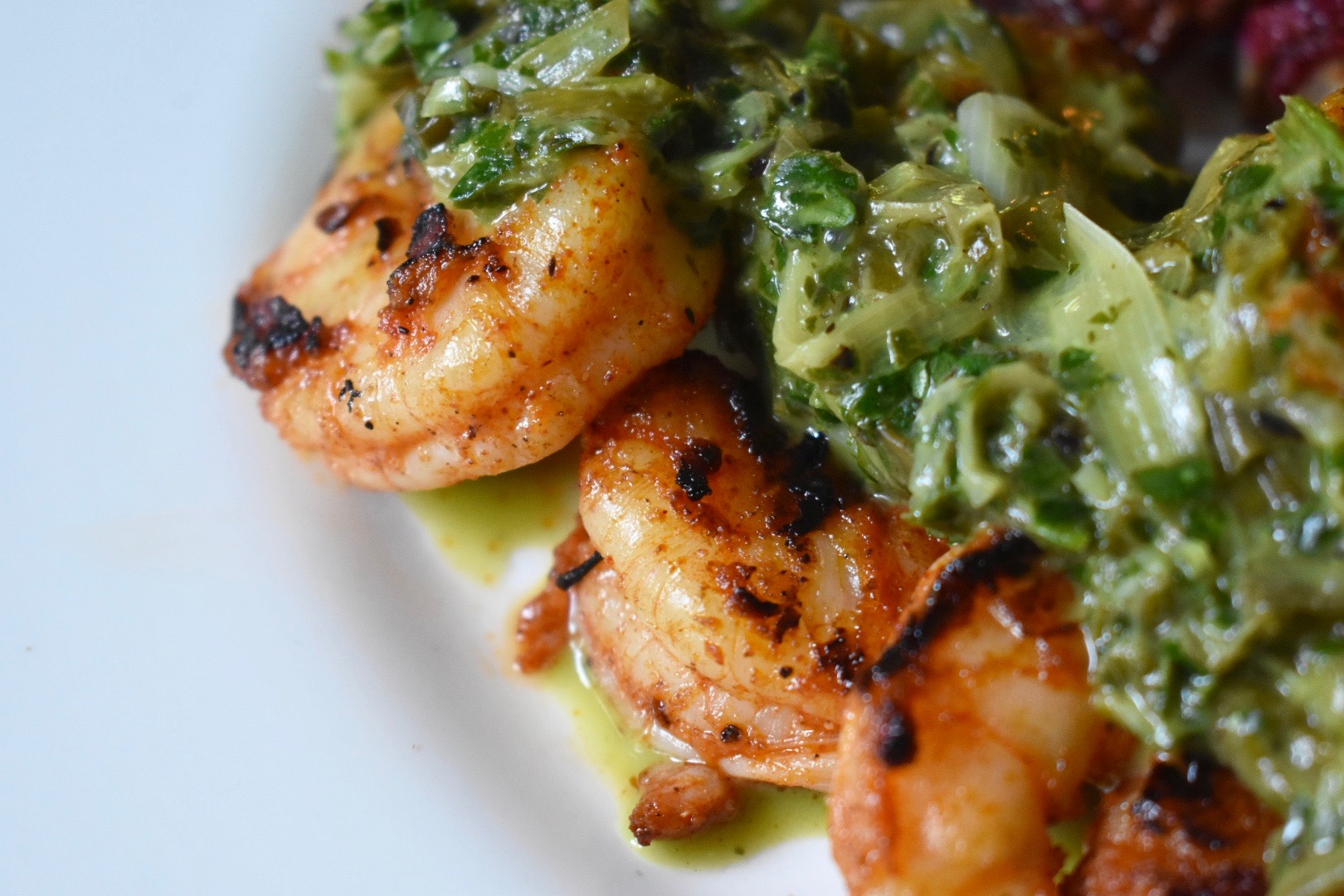 Jumbo Shrimp with Chimichurri – A Couple Cooks