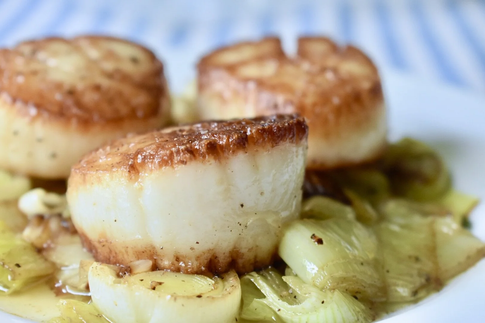 Brown Butter Seared Scallops