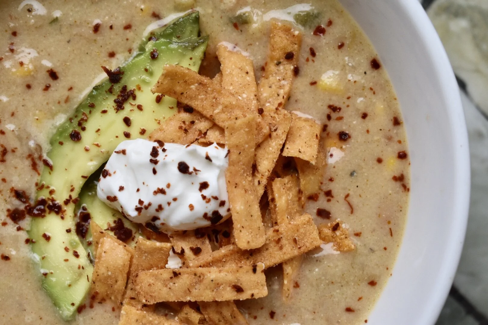 White Smoked Turkey Chili