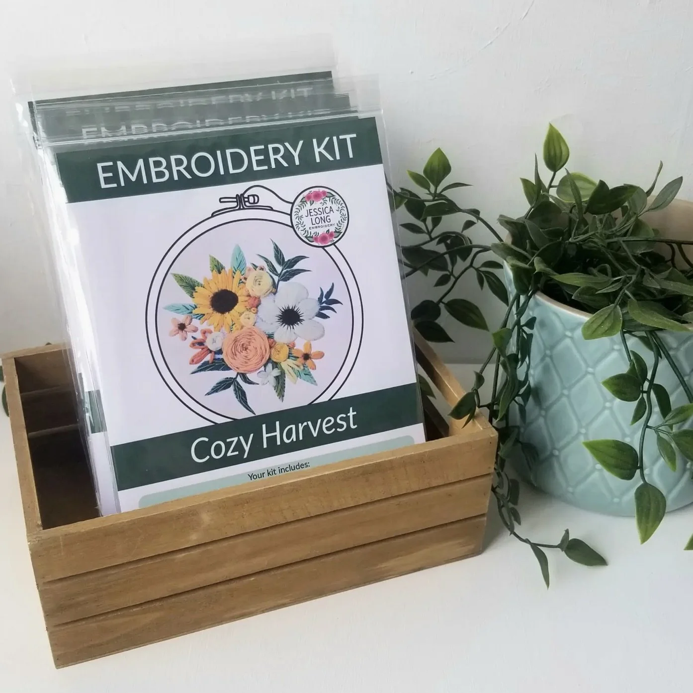 Cozy Harvest Beginner Embroidery Kit - Faire.jpeg