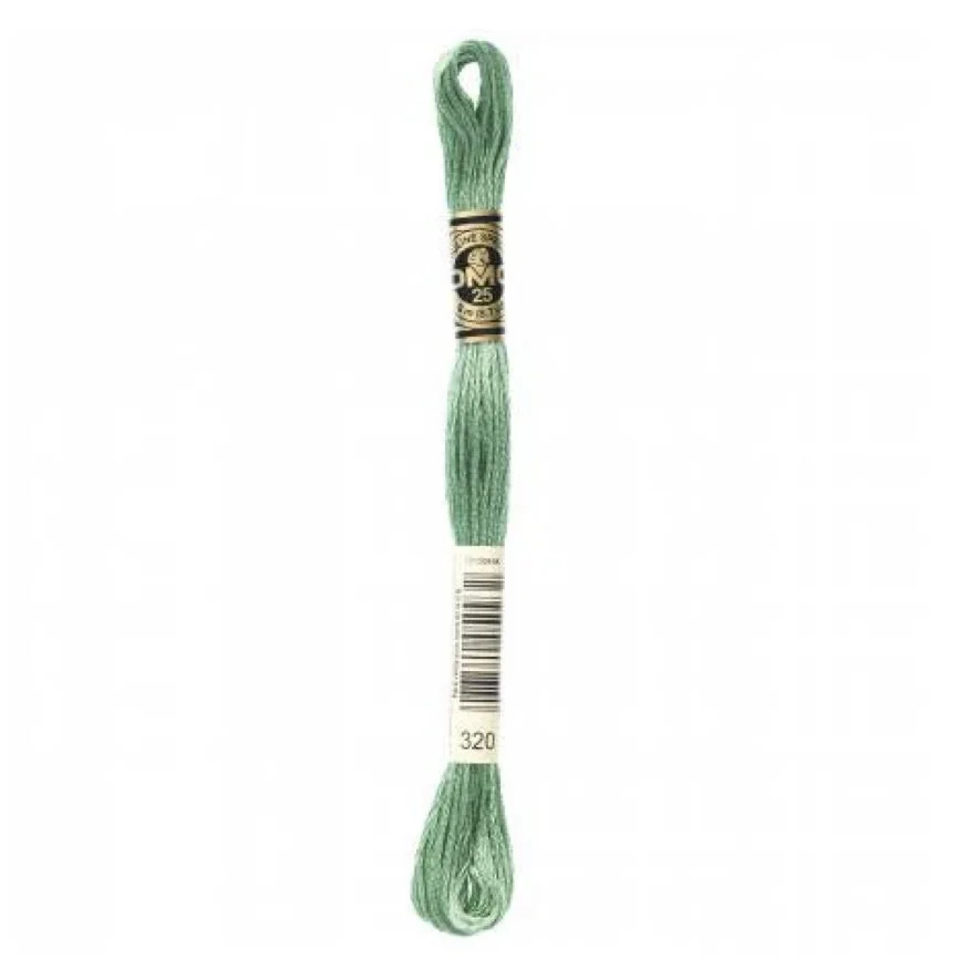 DMC Floss Medium Pistachio Green #0320 – Red Rock Threads.jpeg