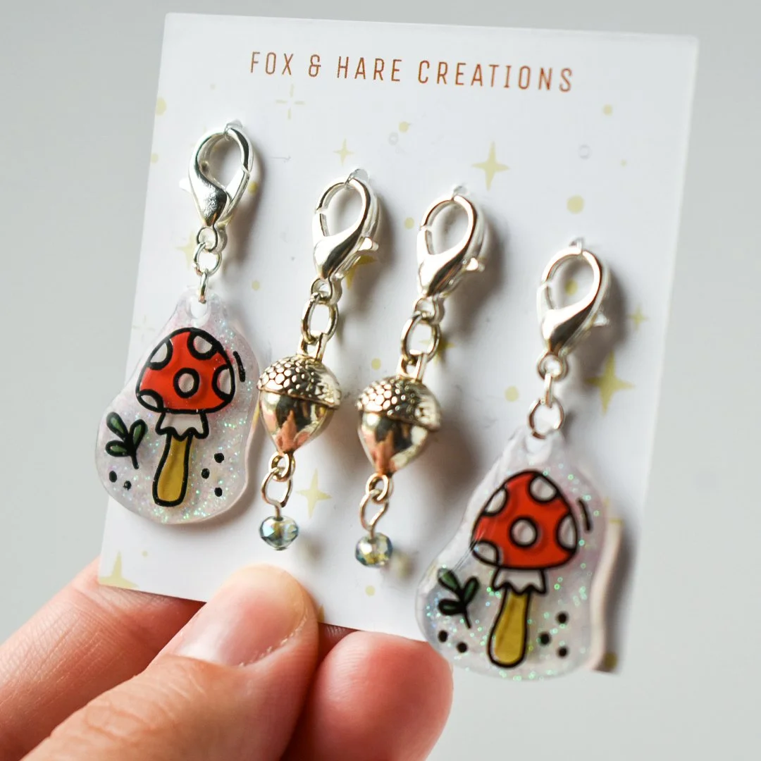 Locking Stitch Markers | Whimsy Woodsy