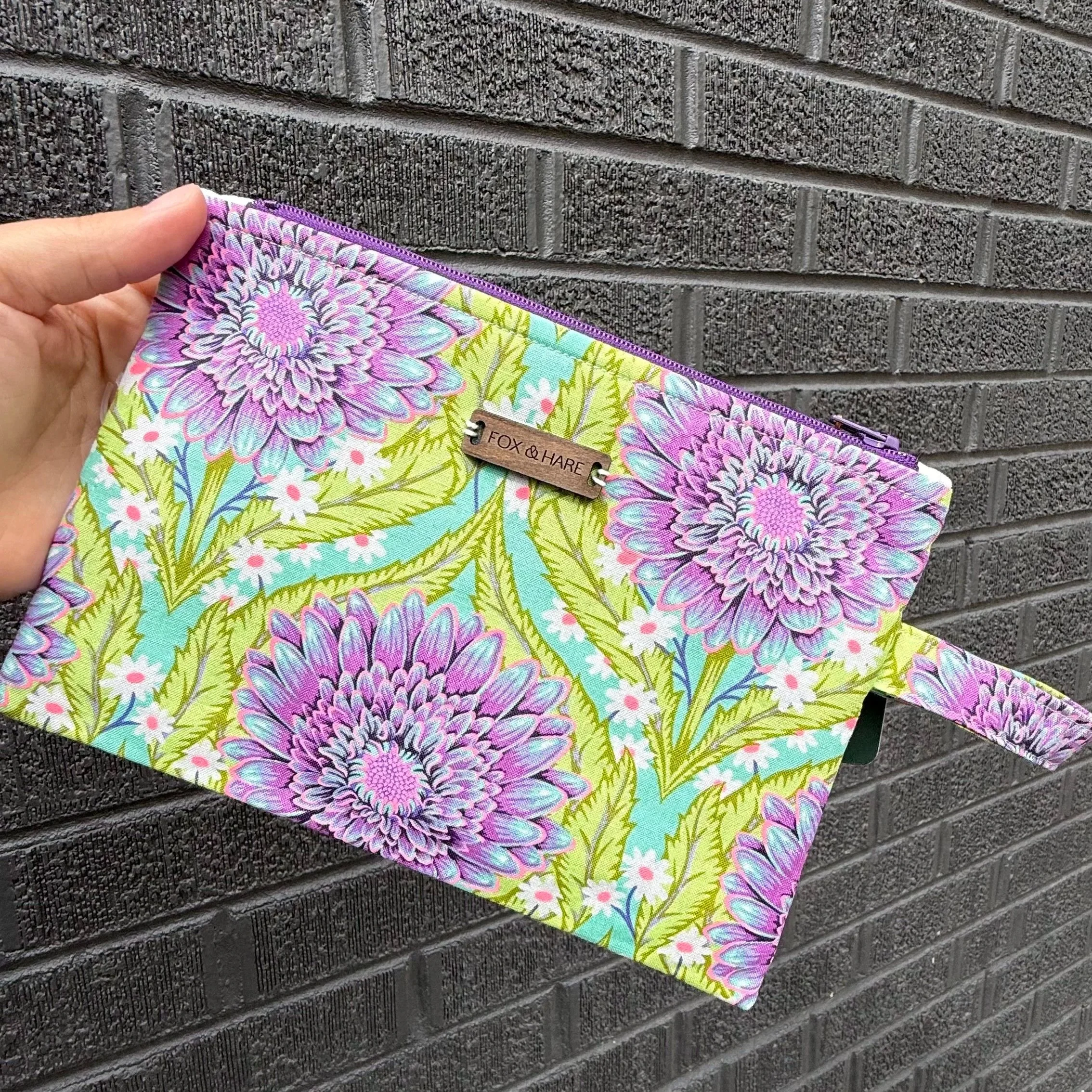 Mara Bag | Purple Chrysanthemums