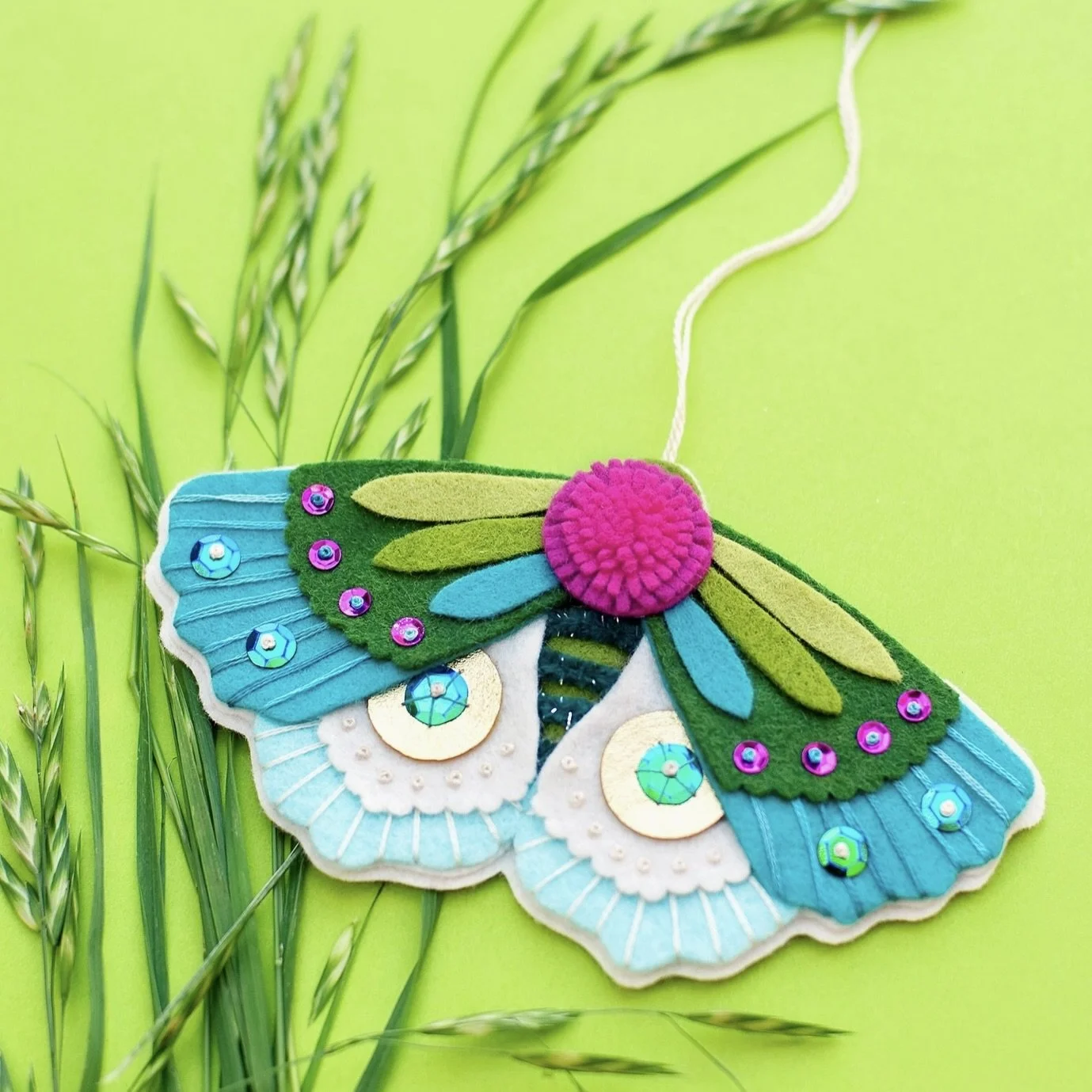 Blue Moth Felt Ornament Kit - Faire.jpeg
