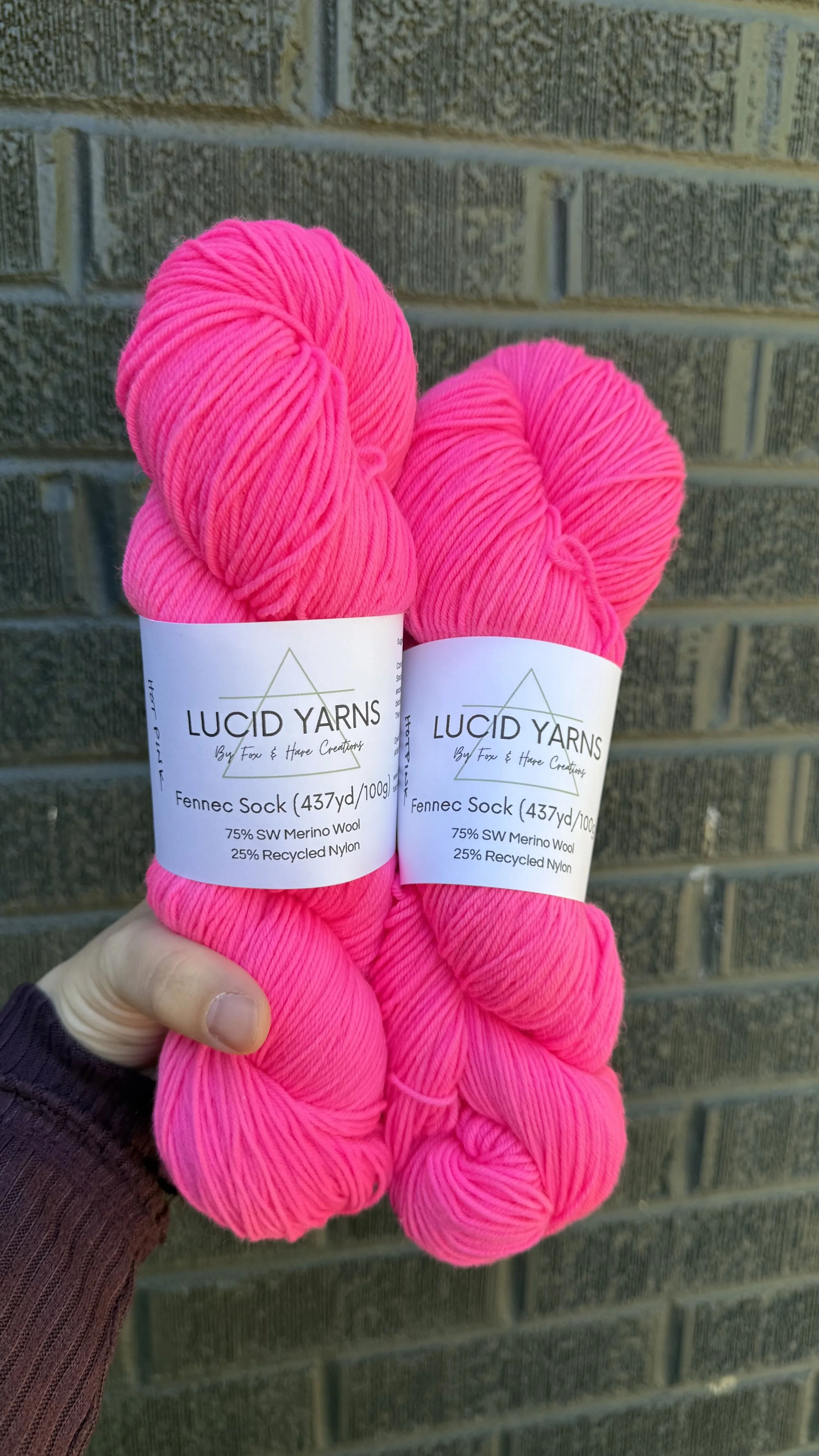 Fennec Sock | Hot Pink