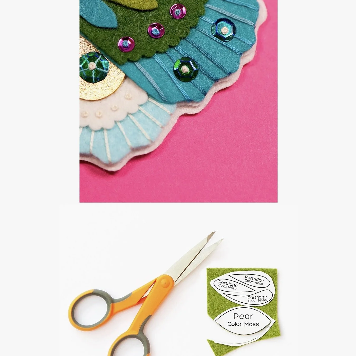 Blue Moth Felt Ornament Kit - Faire.jpeg