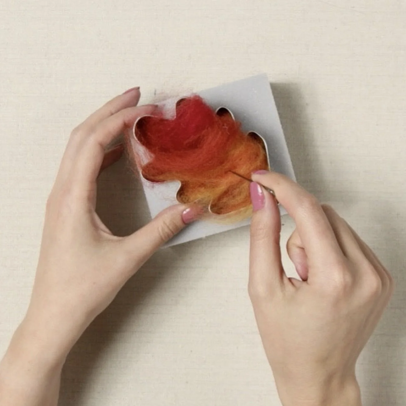 Oak Leaf, Beginner Needle Felting Kit - Faire.jpeg