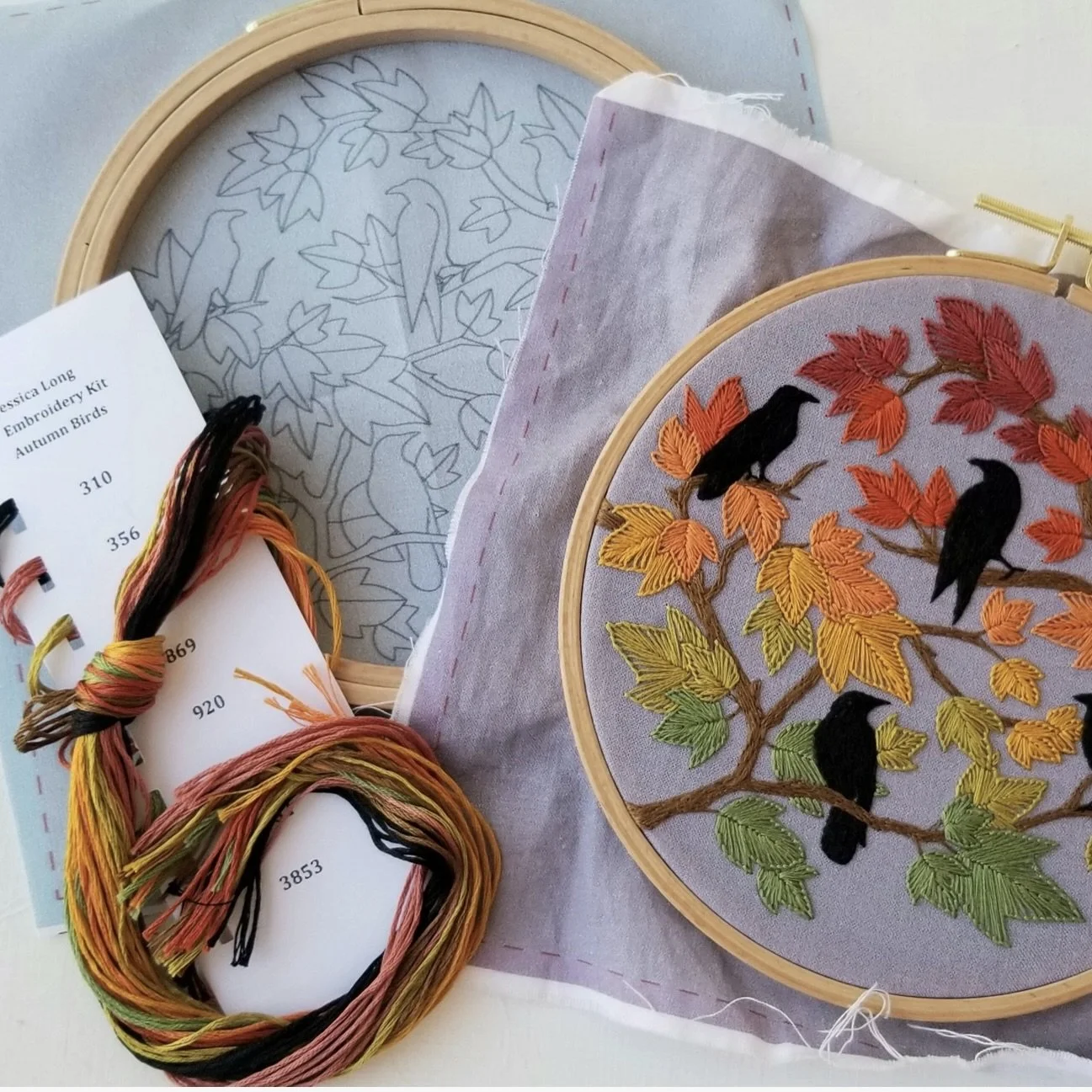 Autumn Birds Embroidery Kit - Faire.jpeg