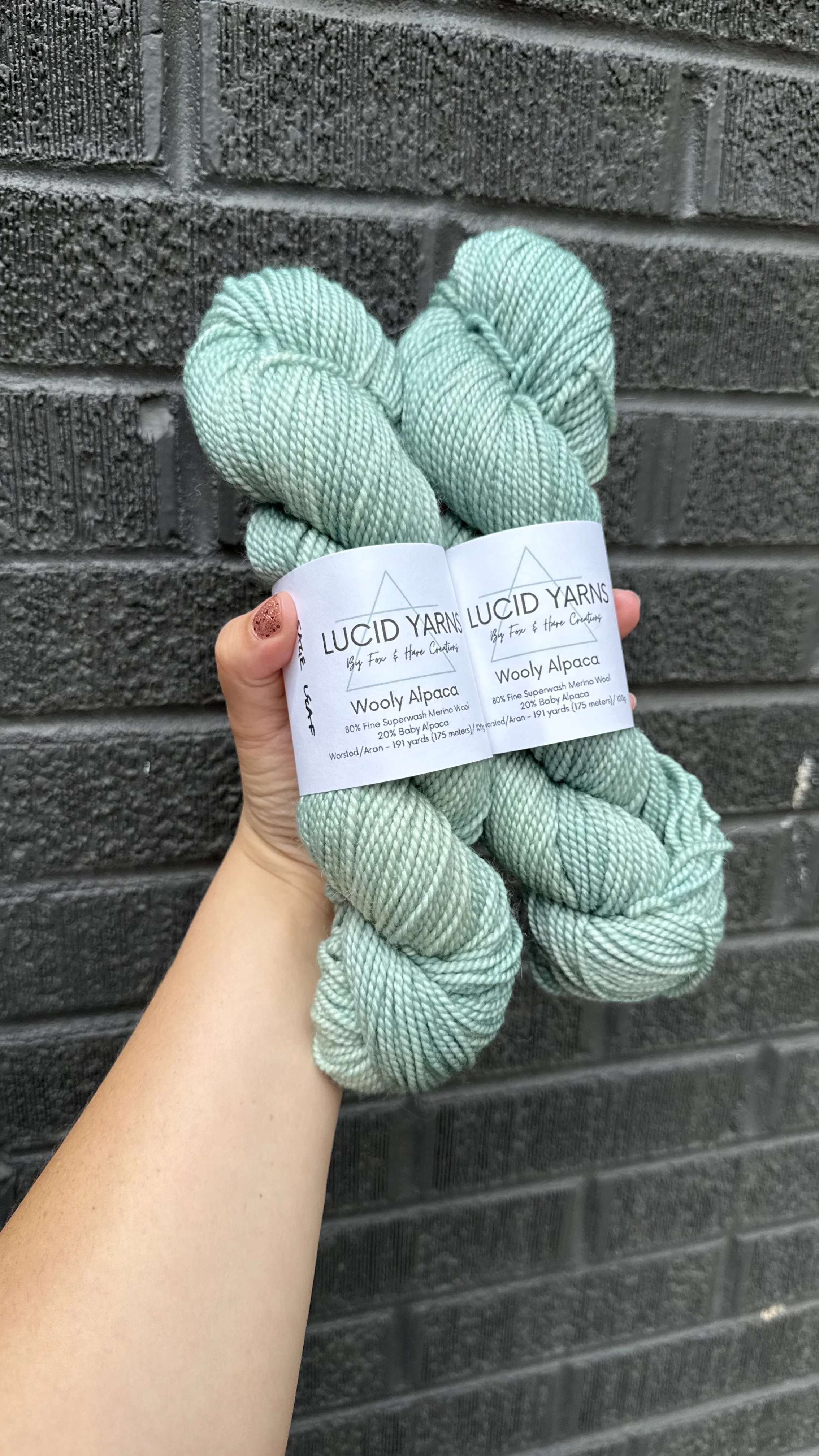 Wooly Alpaca | 'Sage Leaf'