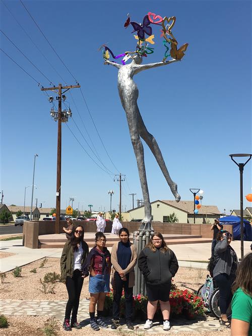 Coffelt Community Sculpture Dedication
