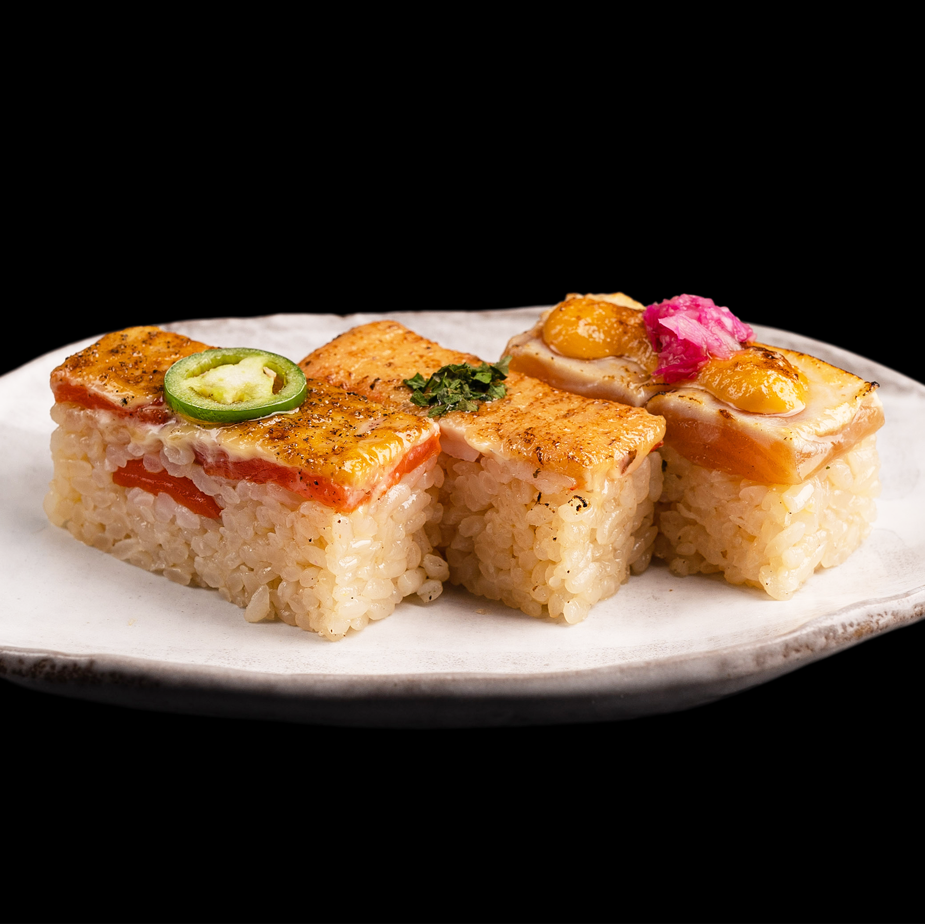 Aburi Oshi Sushi Trio