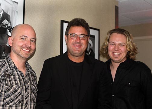 With Vince Gill & Johnny Stanton of The Steelwoods