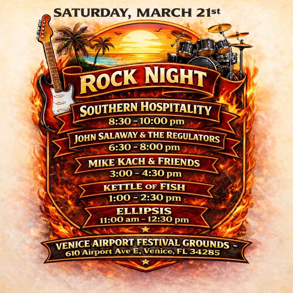 Venice Blues, Rock &amp; BBQ Festival w/ John Salaway - (on Saxophone)