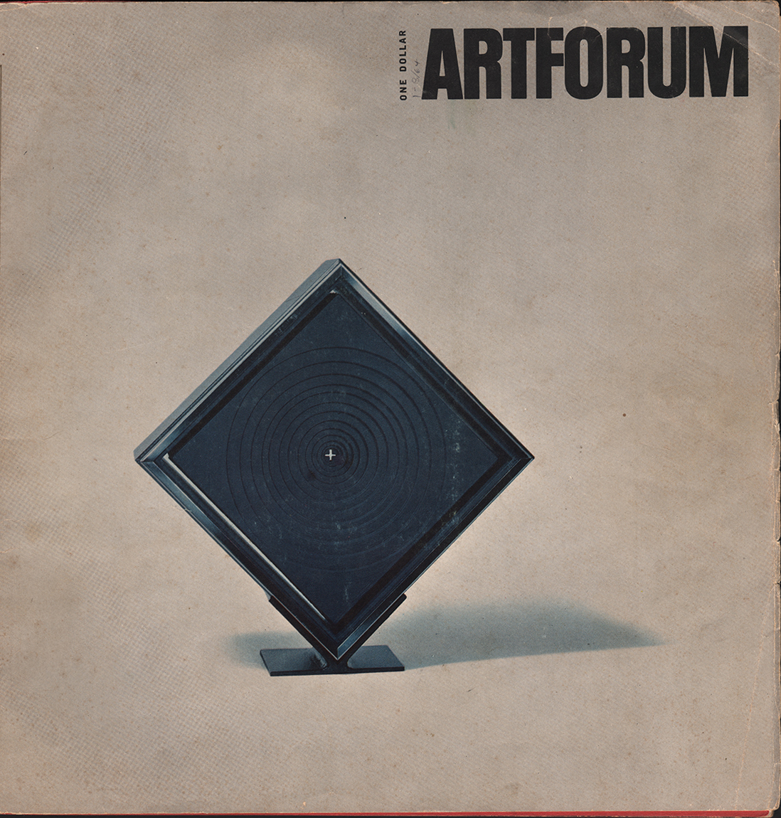  ArtForum, February 1964, “Delap, Space and Illusion,” by John Coplans 