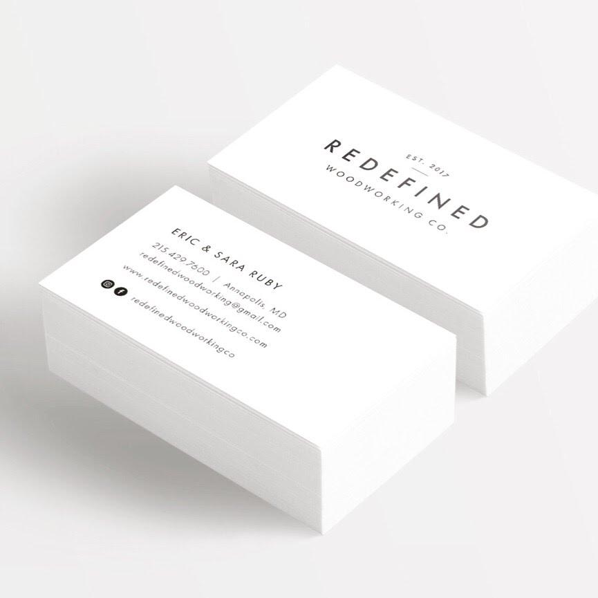 Redefined Woodworking Co. Business Cards