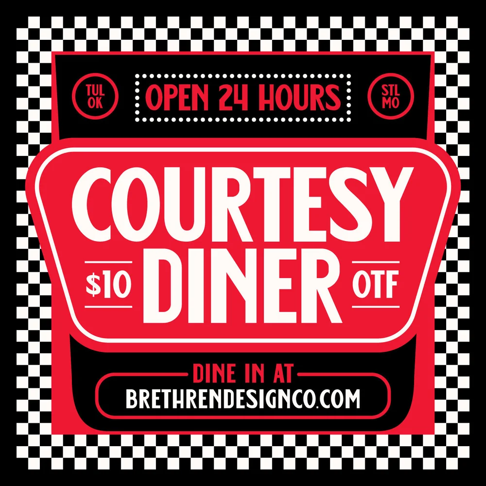 Retro Diner Font 612x612