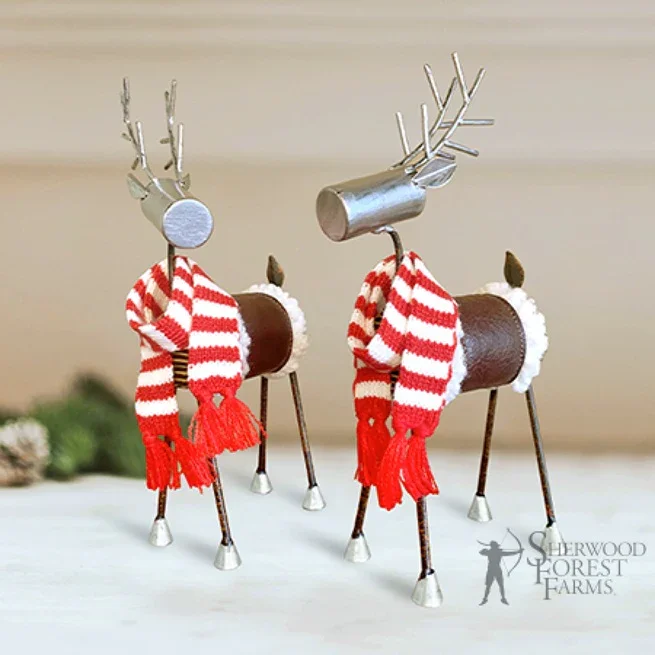 Holiday Scarf Reindeer Set