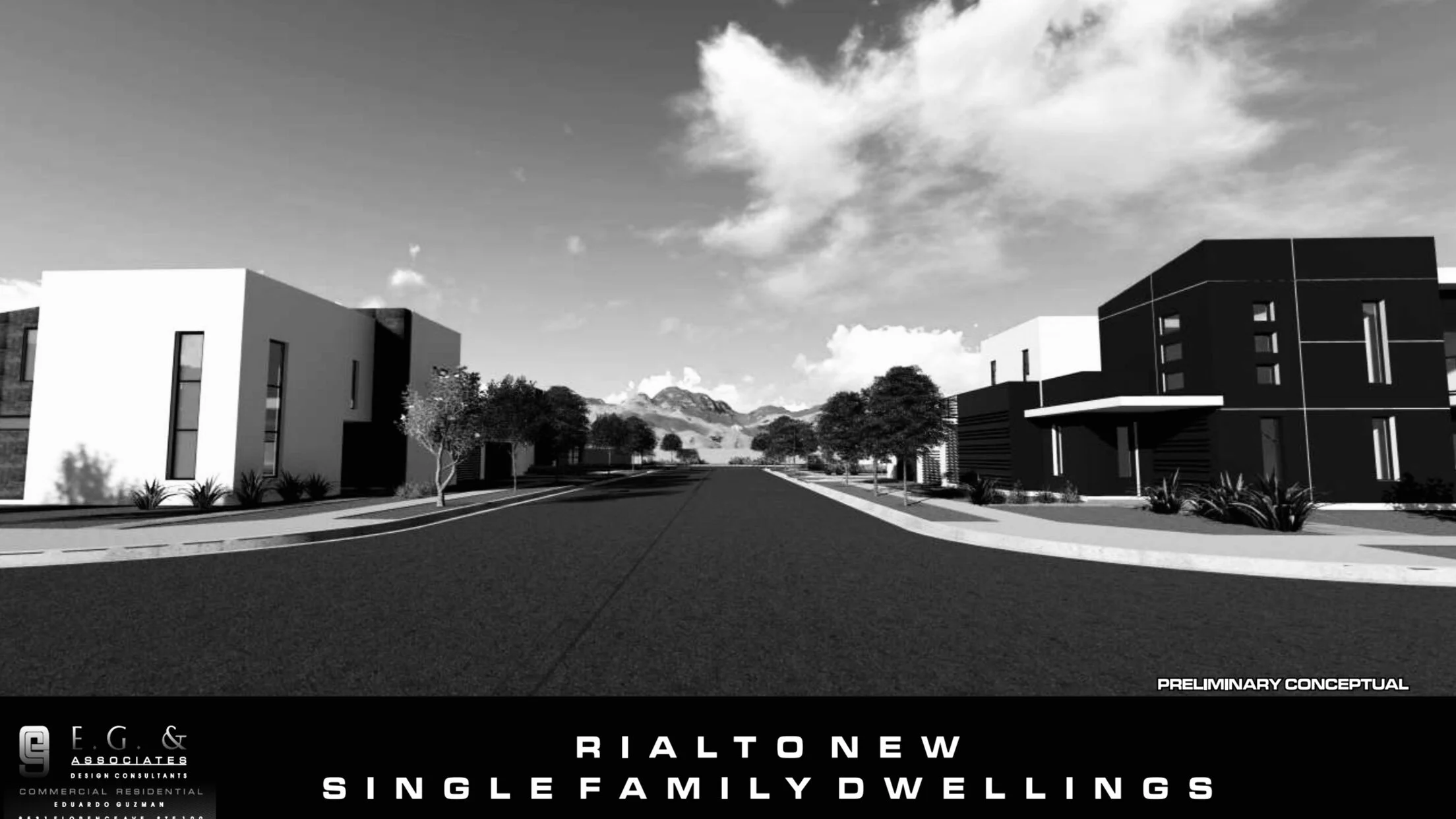  New Single Family Dwellings-Rialto CA, Multi dwelling development. 