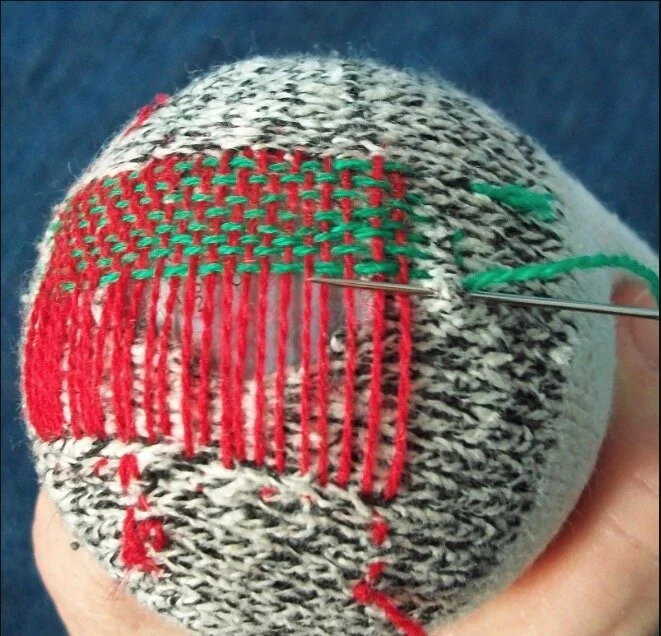 Darning socks an endangered skill. Source: http://auntbbudget.blogspot.com/2012/02/darn-it.html