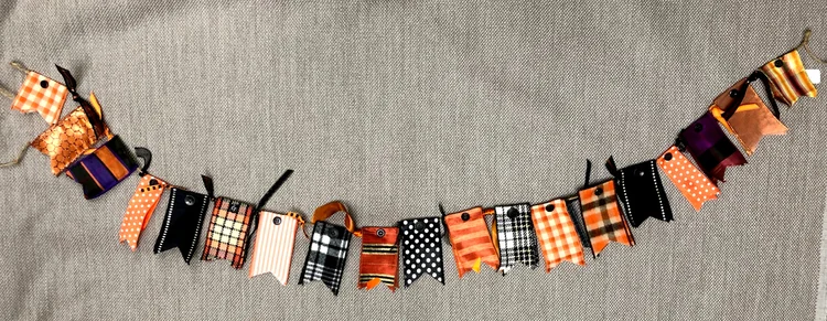 Instructions: Festive Mini Ribbon Bunting with FabMo Materials — FabMo