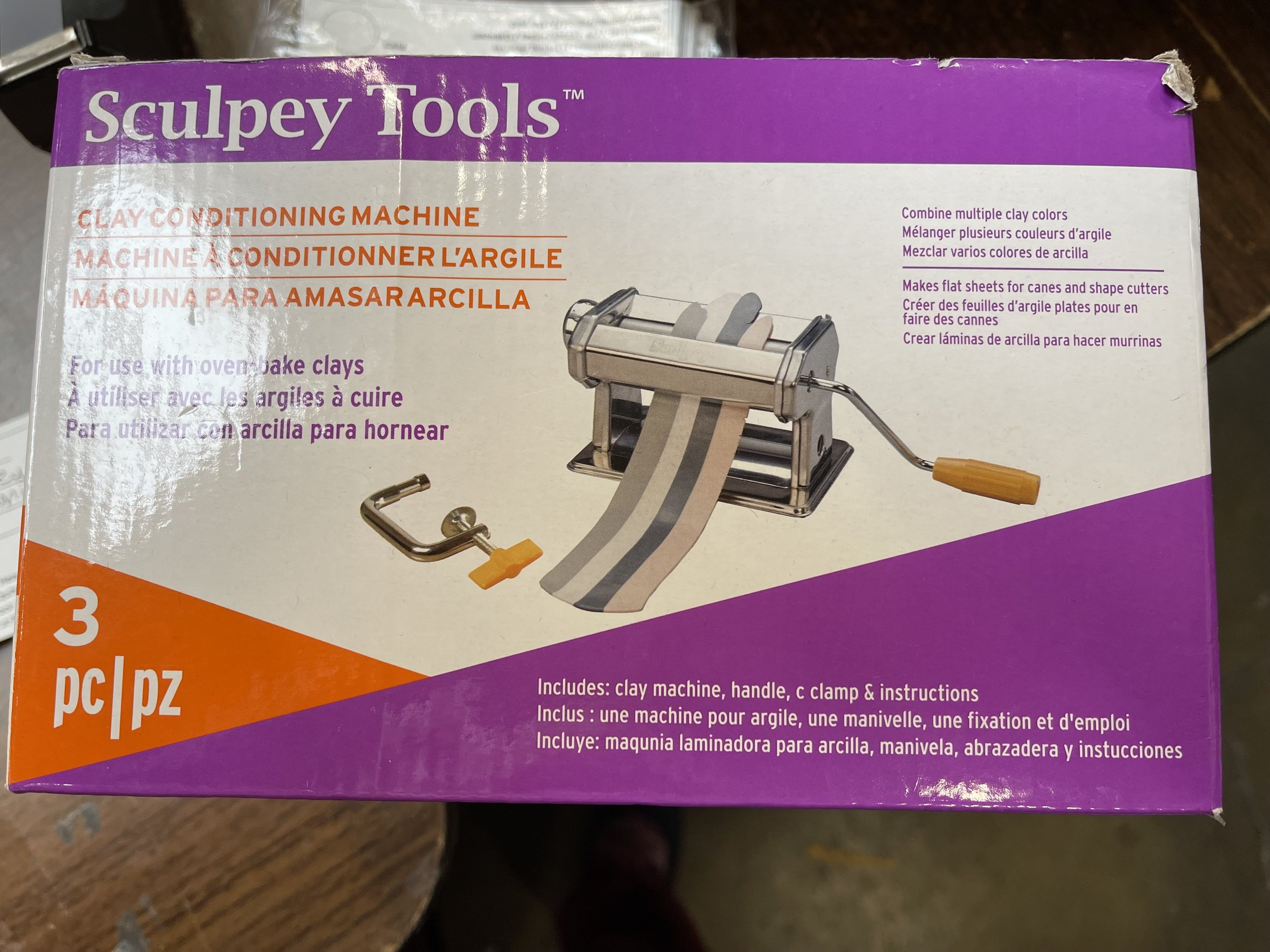 121223-M-A Sculpey Tools, Clay Conditioning Machine — FabMo