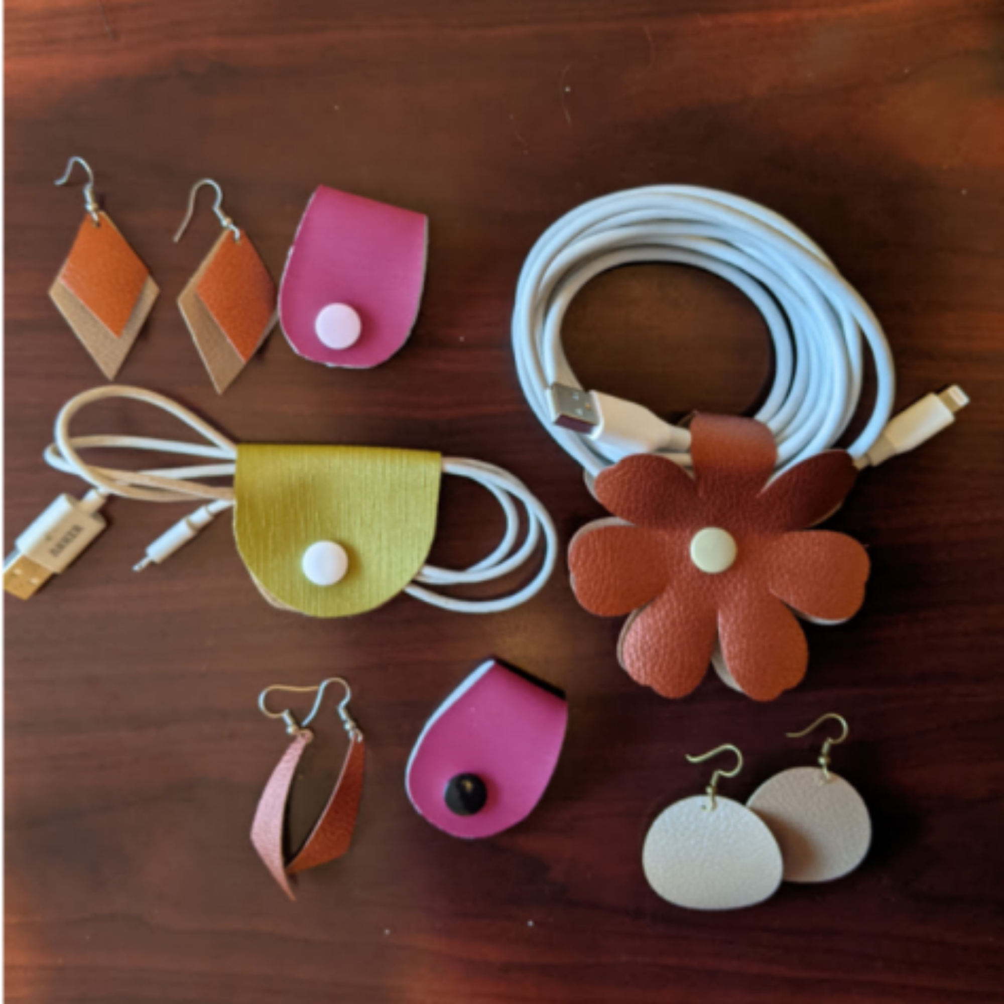 Earrings &amp; Cord Keeper