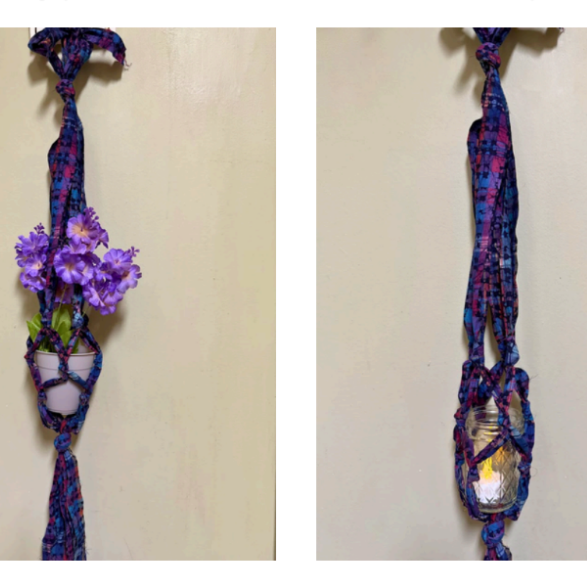 Macrame-Inspired Plant Hanger