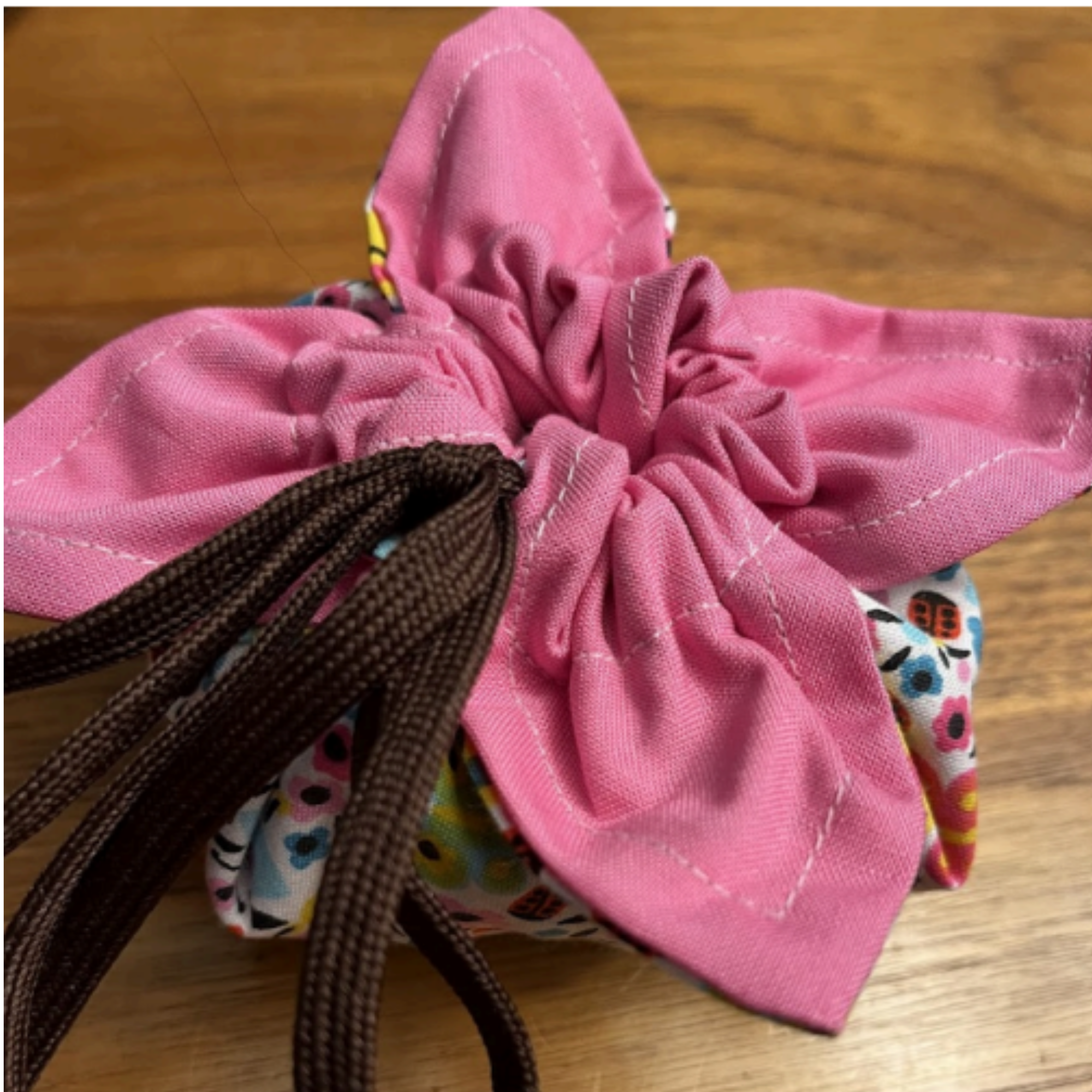 Store-Flat Drawstring Pouch