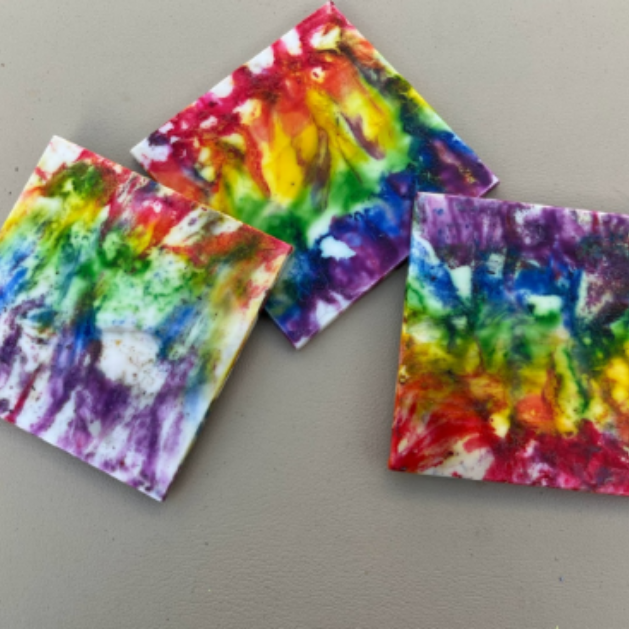 Marble Painted Tile Coaster