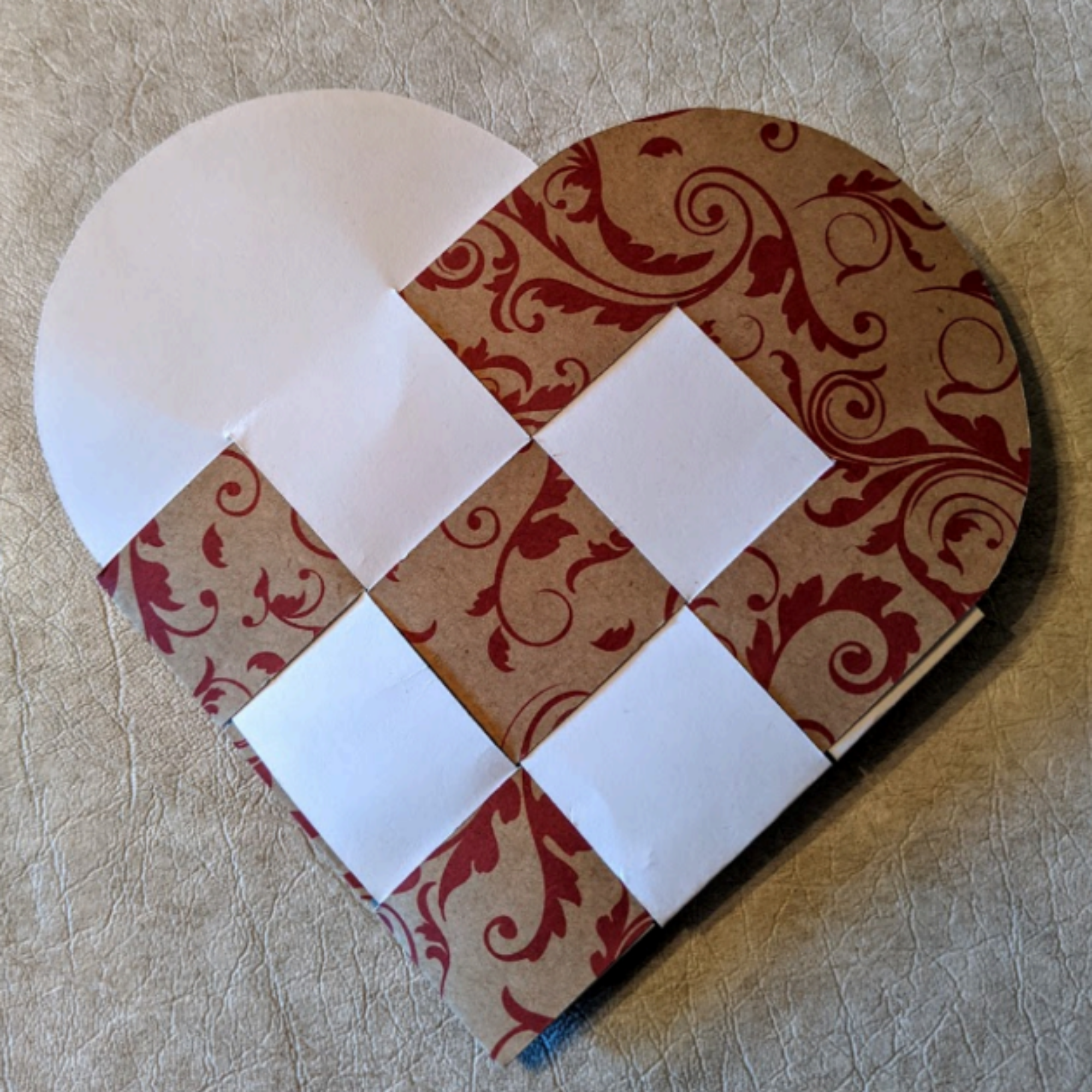 Woven Heart Basket