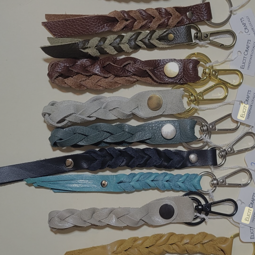 Braided keychains