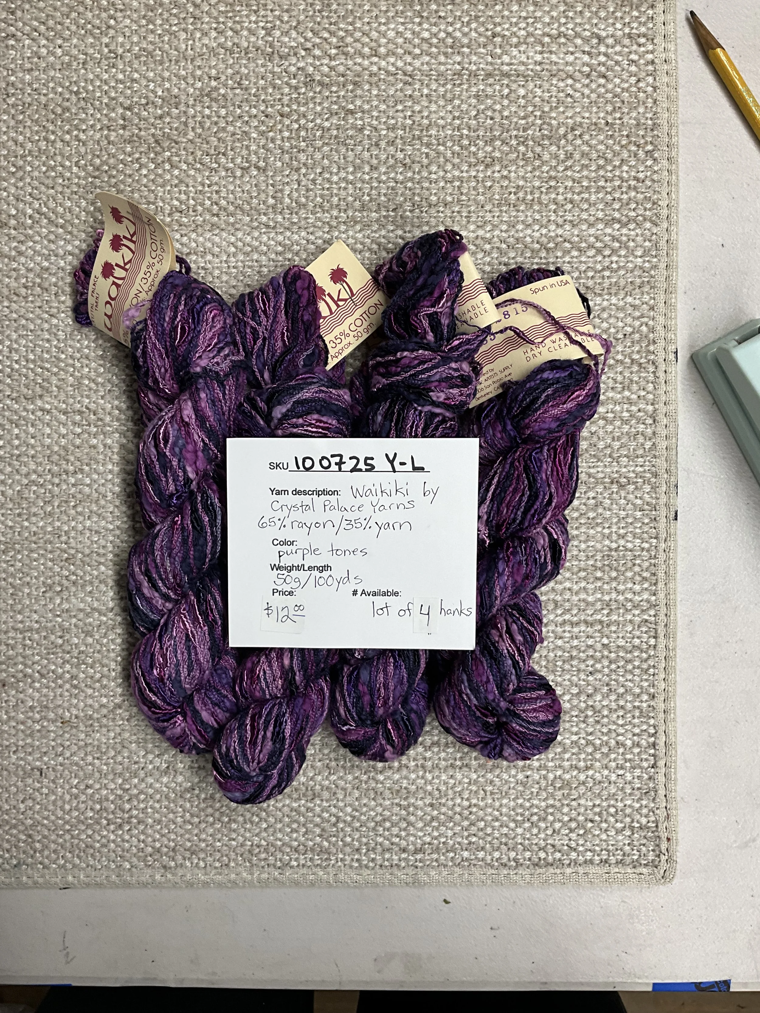 100725-Y-L Crystal Palace Yarns Rayon/Cotton; 50g/100yds