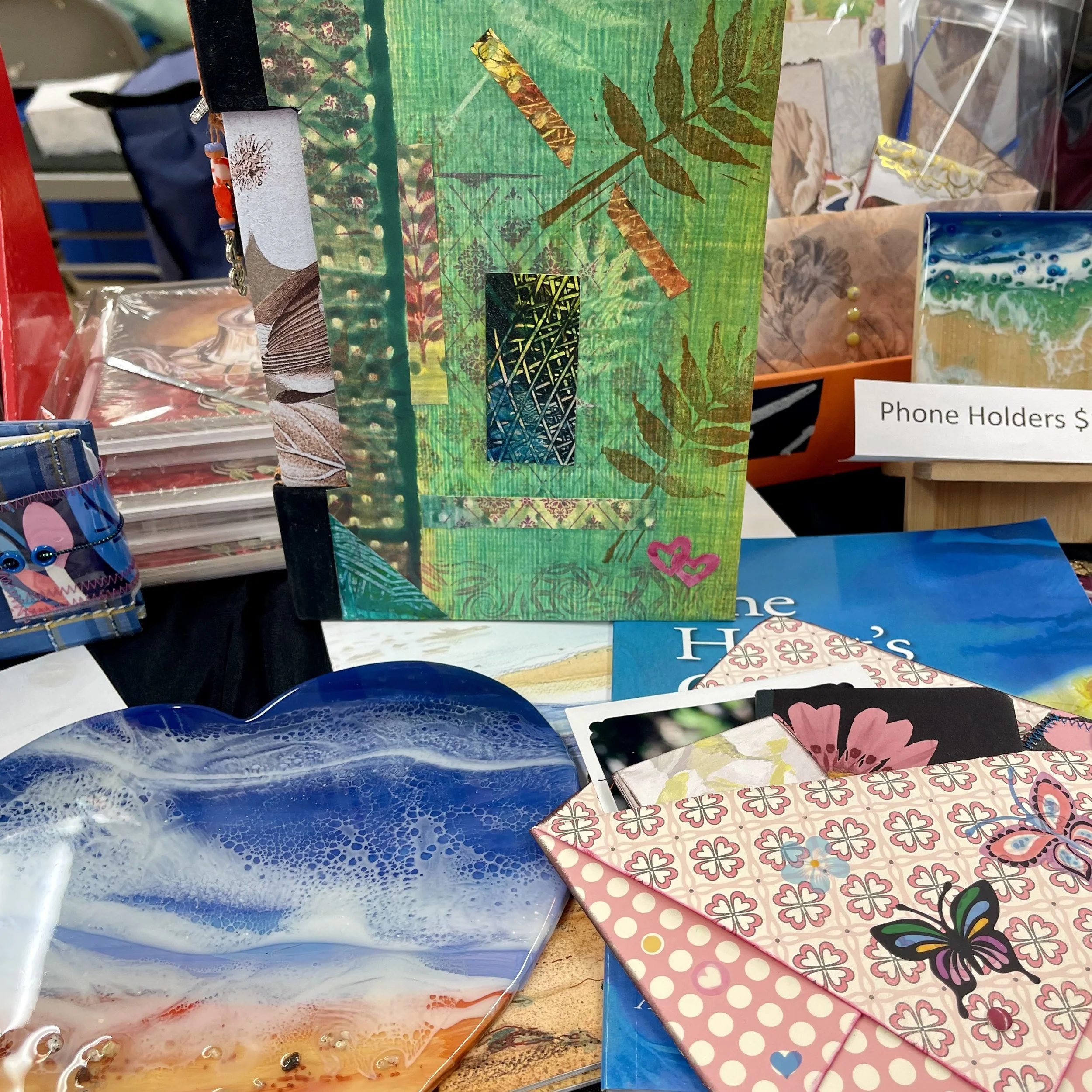 Handmade book or journal and other paper crafts