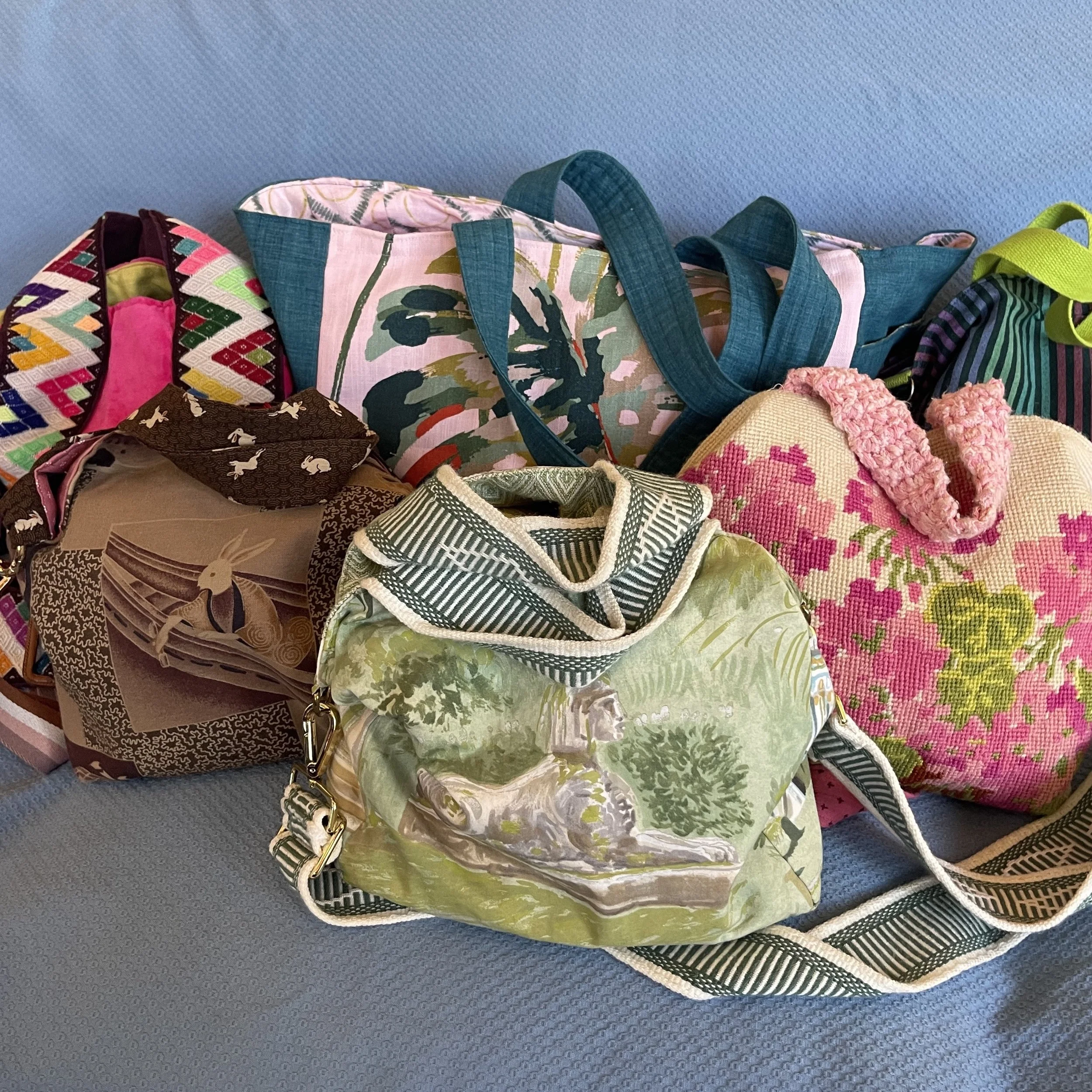 Handmade tote bags and purses
