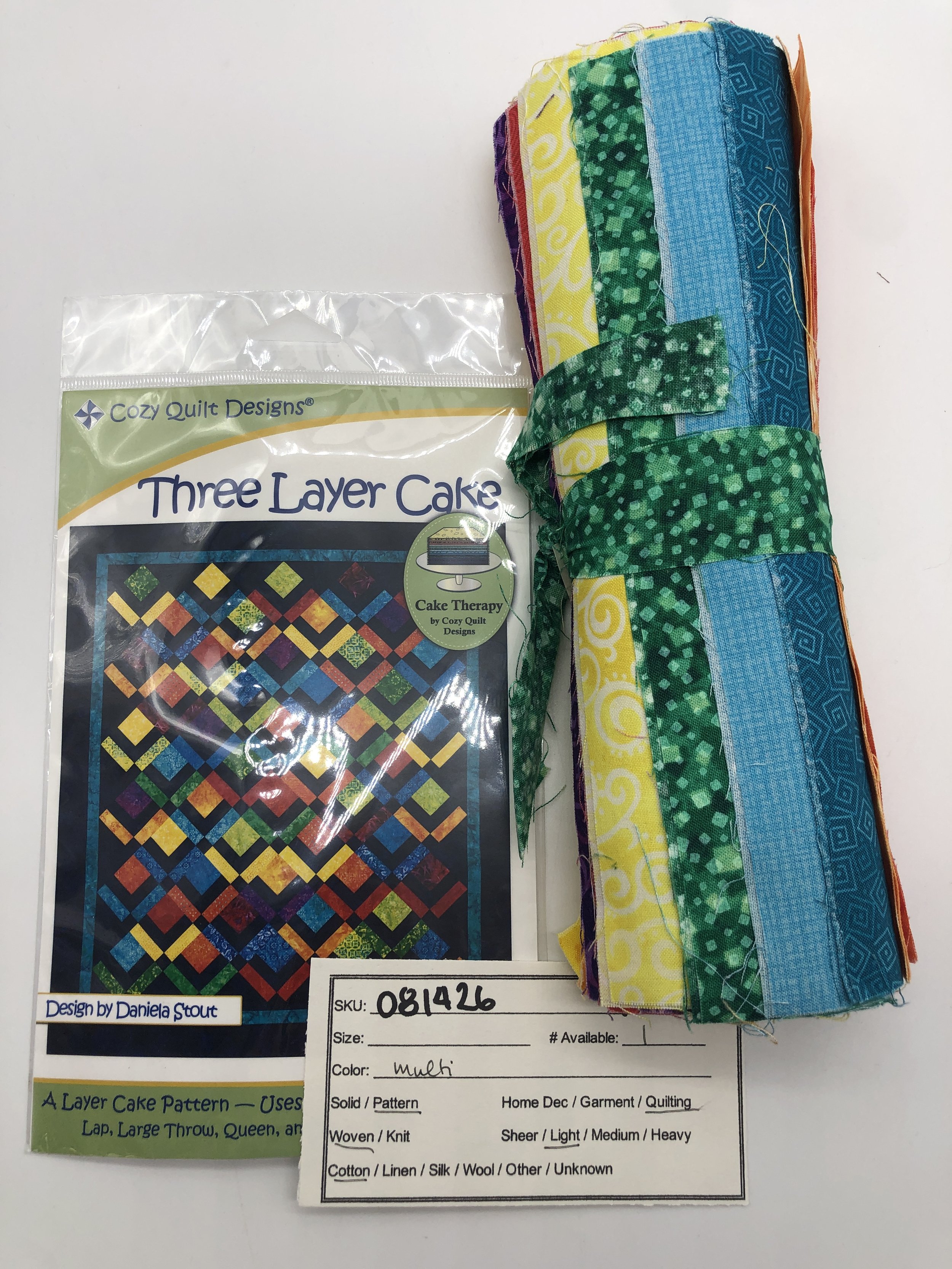 081426-F-AA Quilt kit, by Cozy Quilt Designs; Cotton