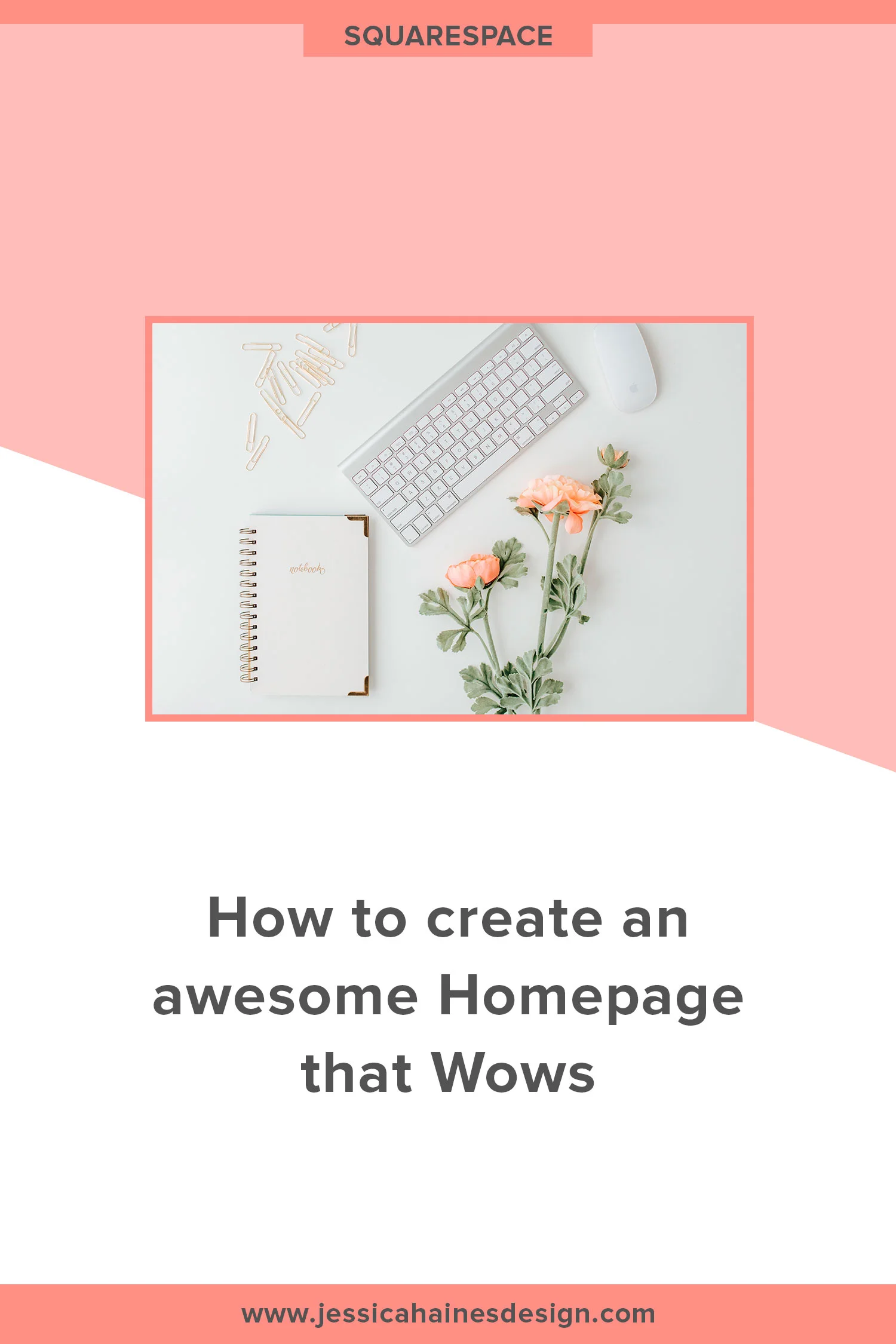 You website homepage is one of the most important pages of your website. It’s likely to have the most people landing on it, has to tell those people what is it you do and how you can help them so they’ll hang around and directs your website visitors to where they need to go. Make sure you put your best foot forward with these tips to create a homepage that wows! | www.jessicahainesdesign.com