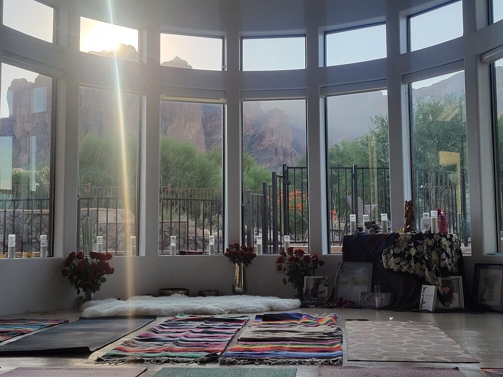 Deeply grateful for the opportunity to teach yoga at this special + magical location for a women&rsquo;s/goddess retreat this past weekend in Arizona. Thank you dear friend @veronicalclark for having me. I love you &amp; am so deeply grateful our pat