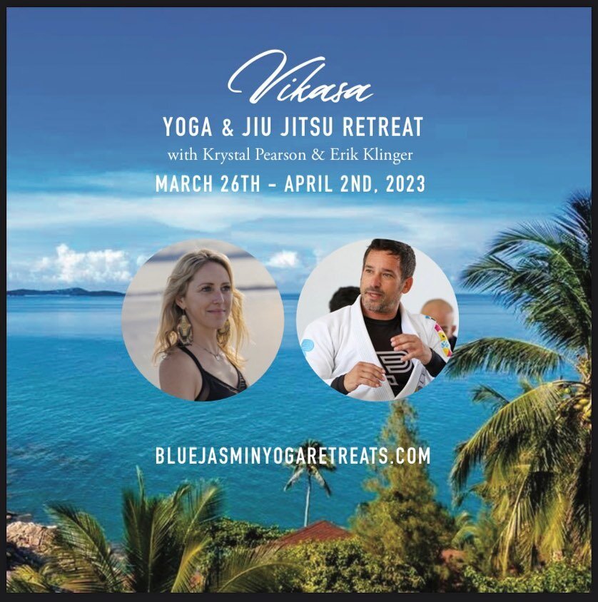 Want to join us on an epic adventure in paradise? I am super excited to be collaborating with @erikklinger for this next retreat in Koh Samui 🇹🇭 Thailand. Vikasa Yoga is a very special spot with amazing views, delicious food &amp; turquoise ocean w